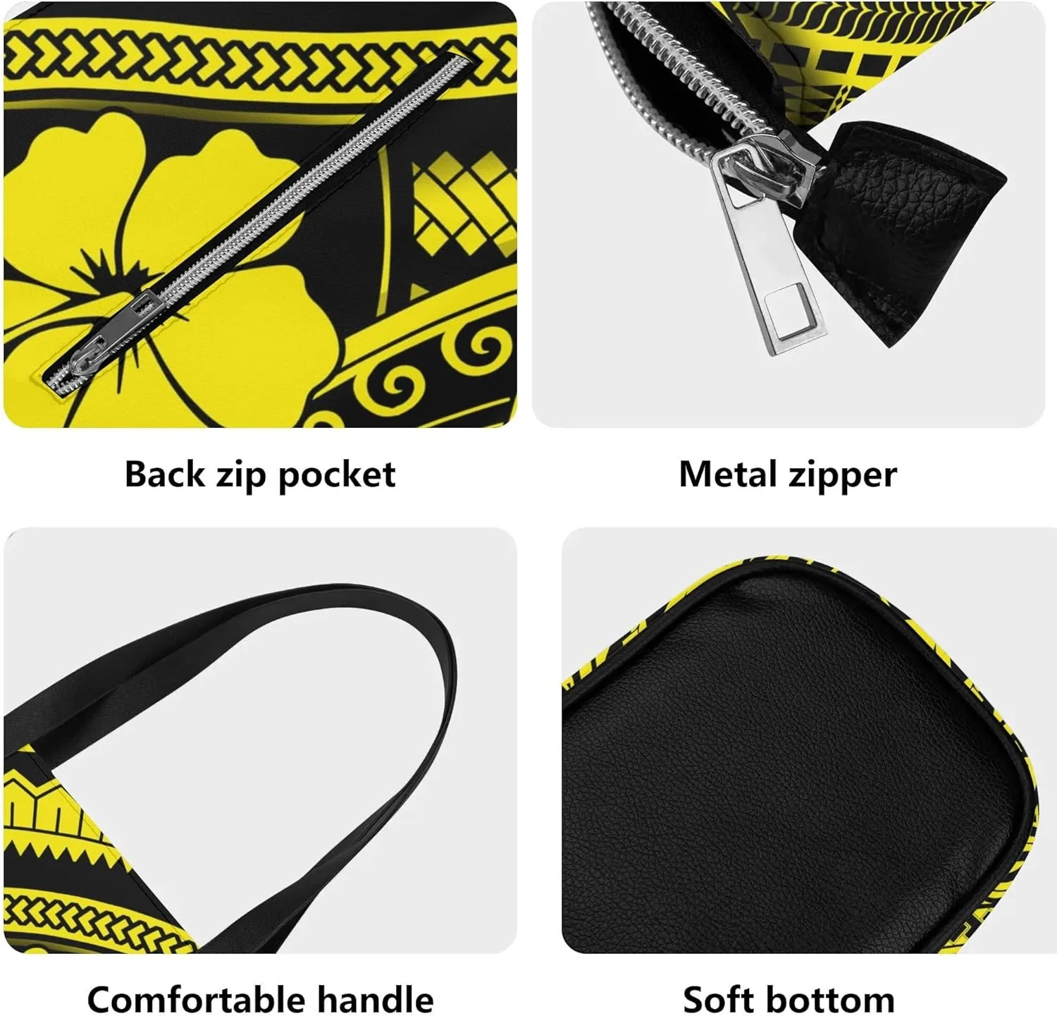 Samoa Women'S Bag Set 2-Piece Women'S Shoulder Bag Women'S Purse Polynesian Large Capacity Temperament Handbag