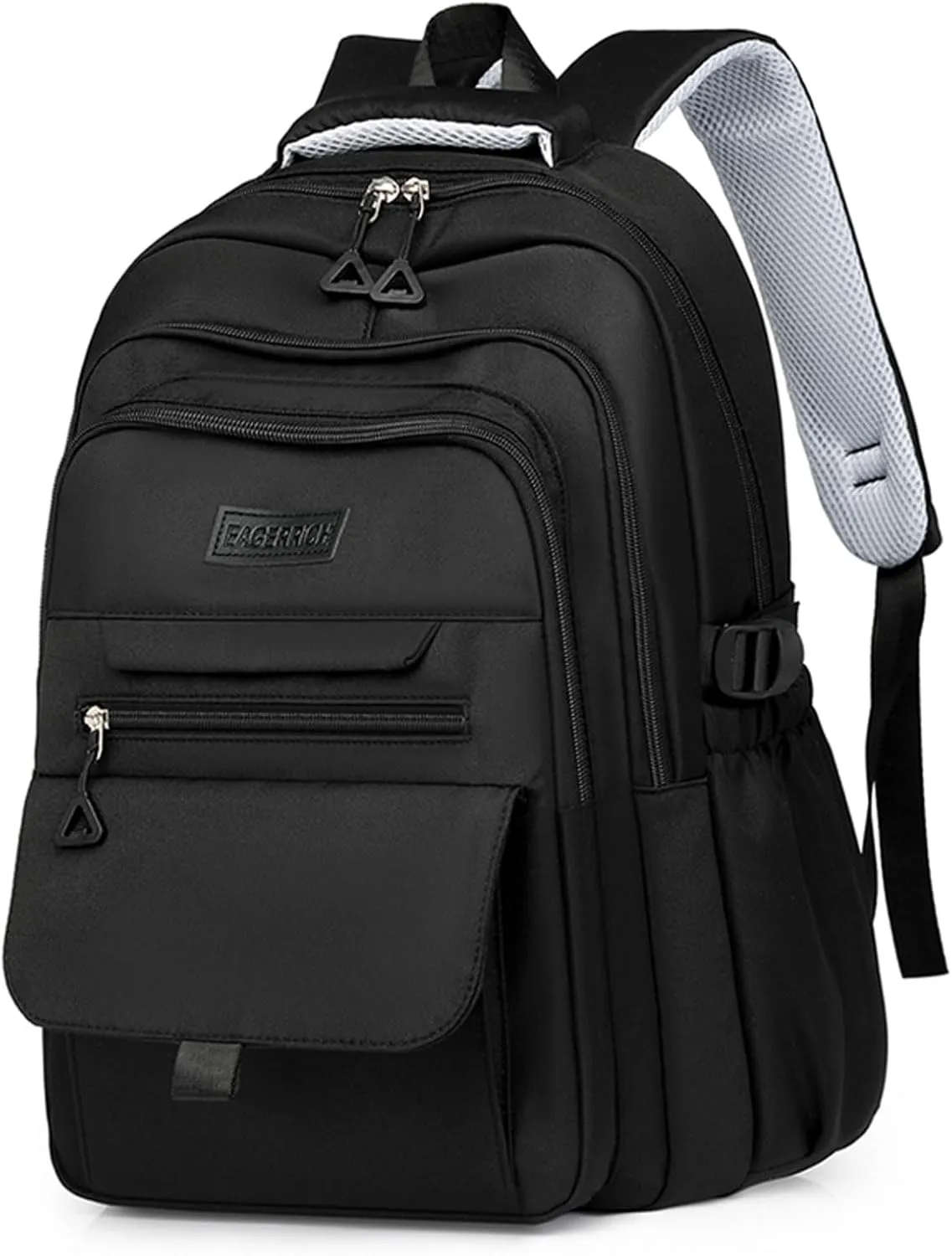 School Cute Aesthetic Backpack Girls Backpack for Students Kids Teen Girls Large Capacity Bookbags College Backpack Laptop Lightweight Bookbag Casual Travel Daypacks School Bag（Black）