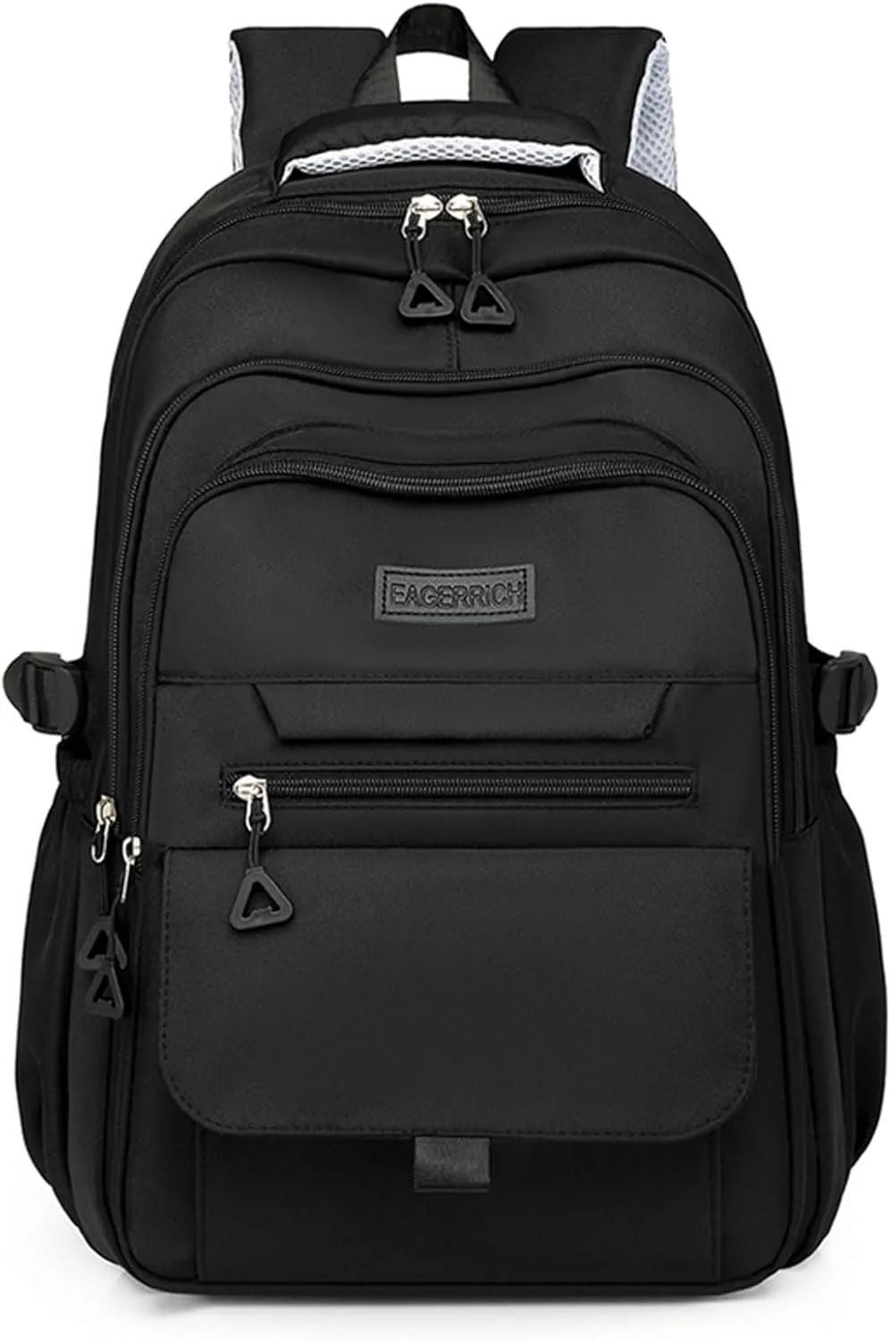 School Cute Aesthetic Backpack Girls Backpack for Students Kids Teen Girls Large Capacity Bookbags College Backpack Laptop Lightweight Bookbag Casual Travel Daypacks School Bag（Black）