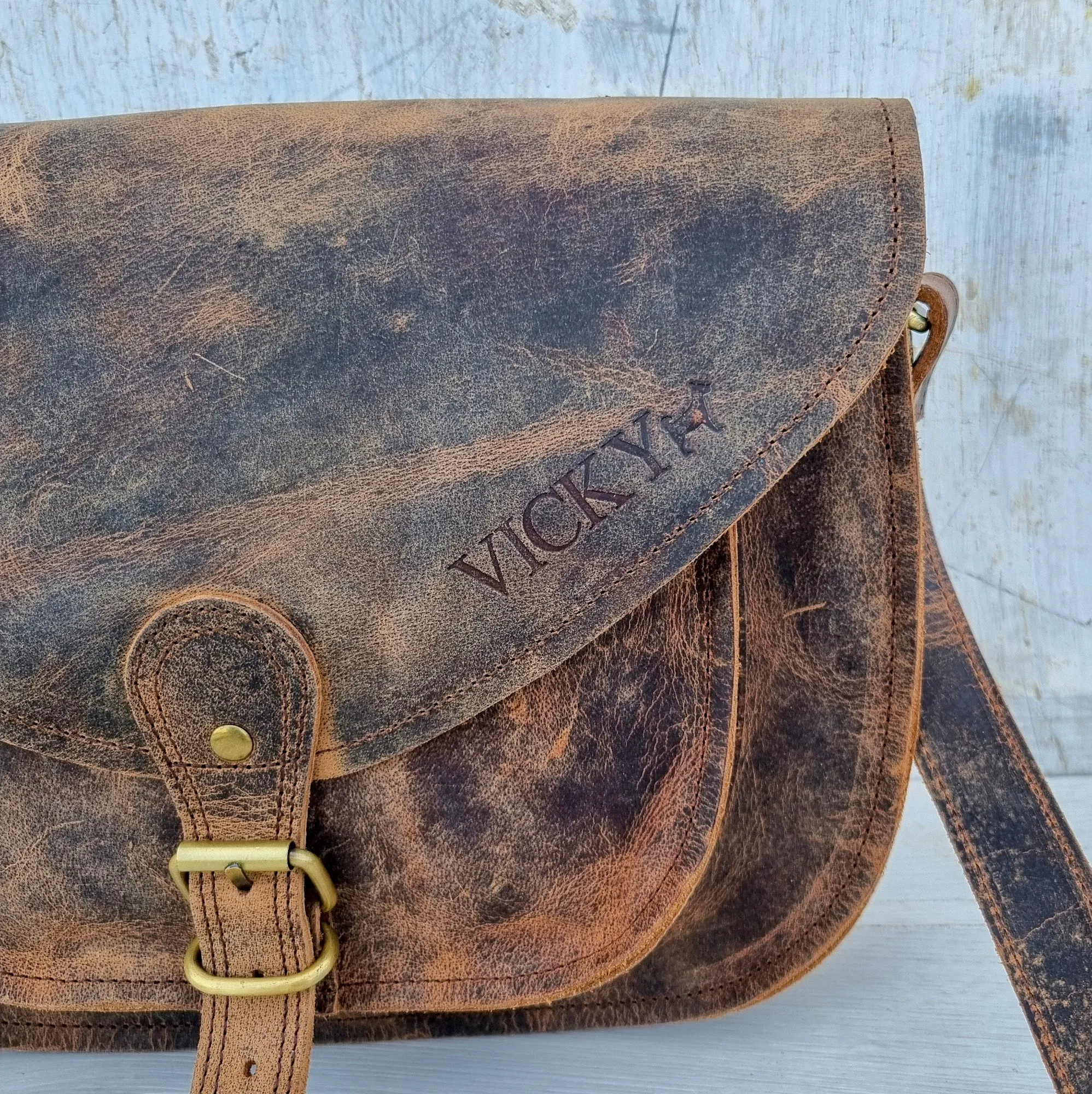 Seconds 12'' Leather Saddle Bag