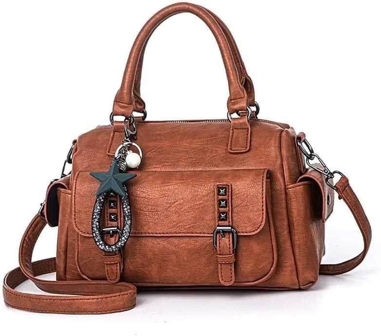 Senior Sense Minority Stylish Protable Cross Body Solid Color Bags Handbag Female Lovely Simple Retro Women