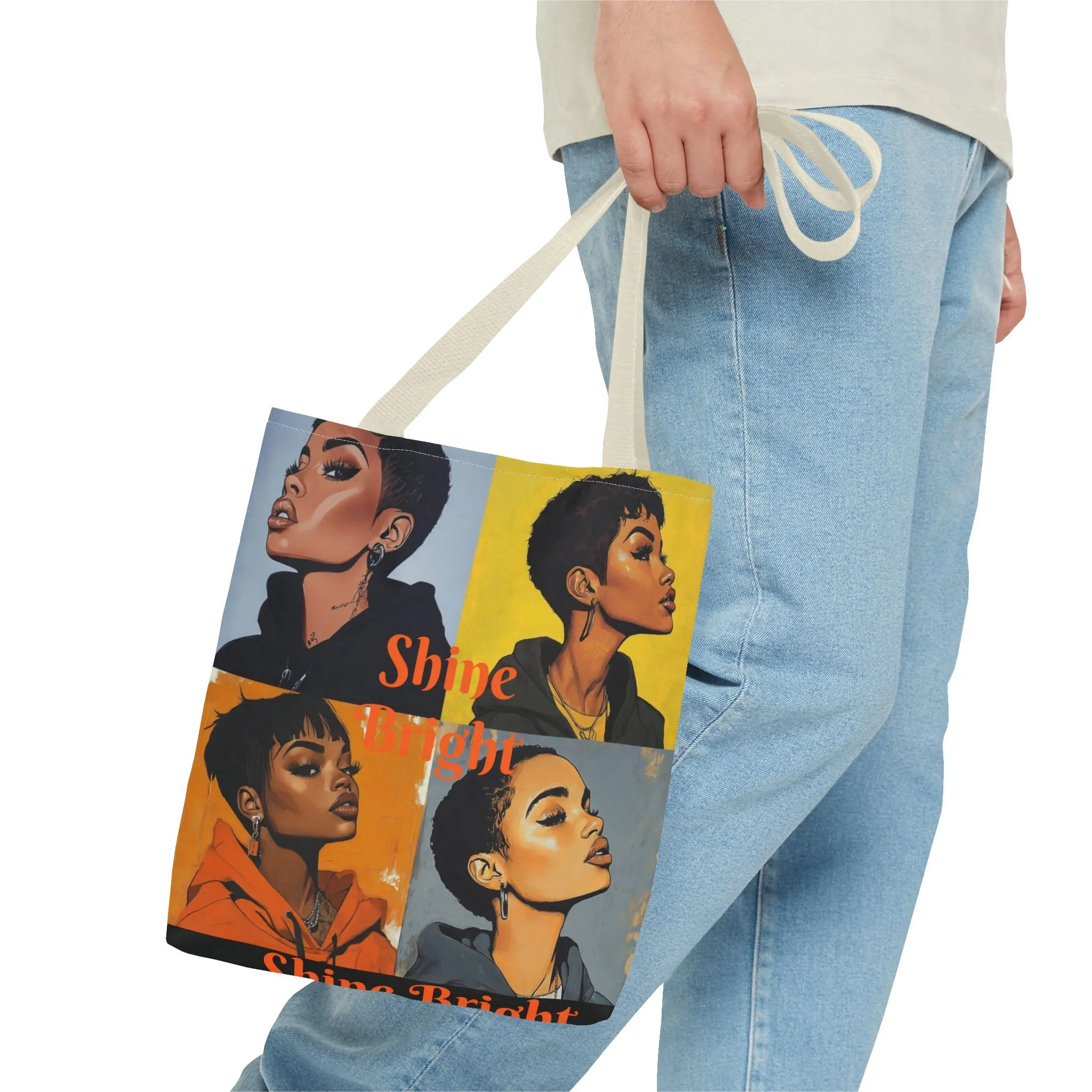 Shine Bright Tote Bag (AOP) #T15