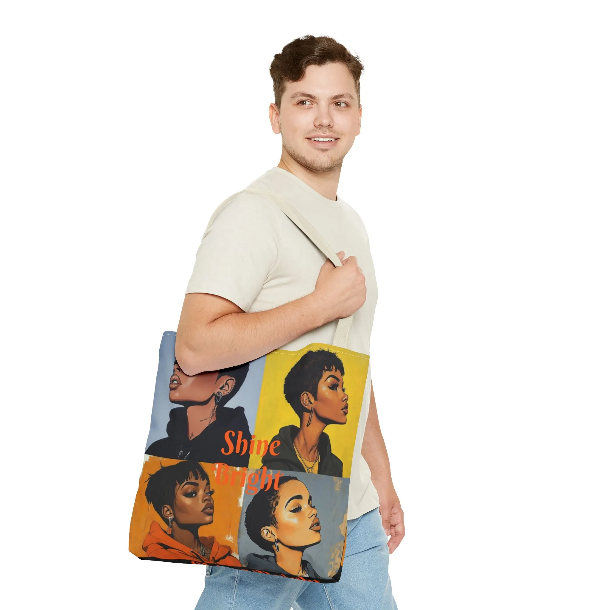 Shine Bright Tote Bag (AOP) #T15