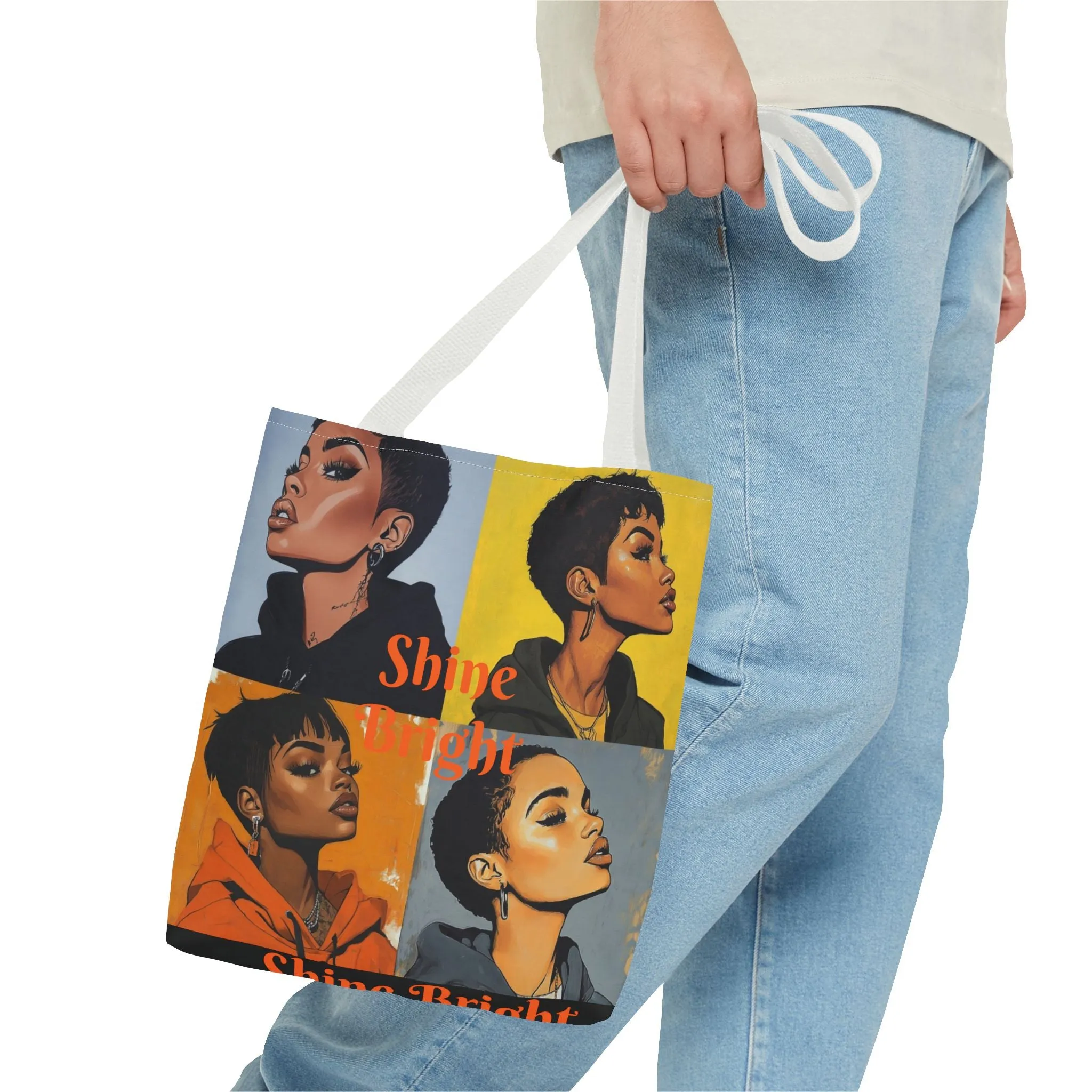 Shine Bright Tote Bag (AOP) #T15