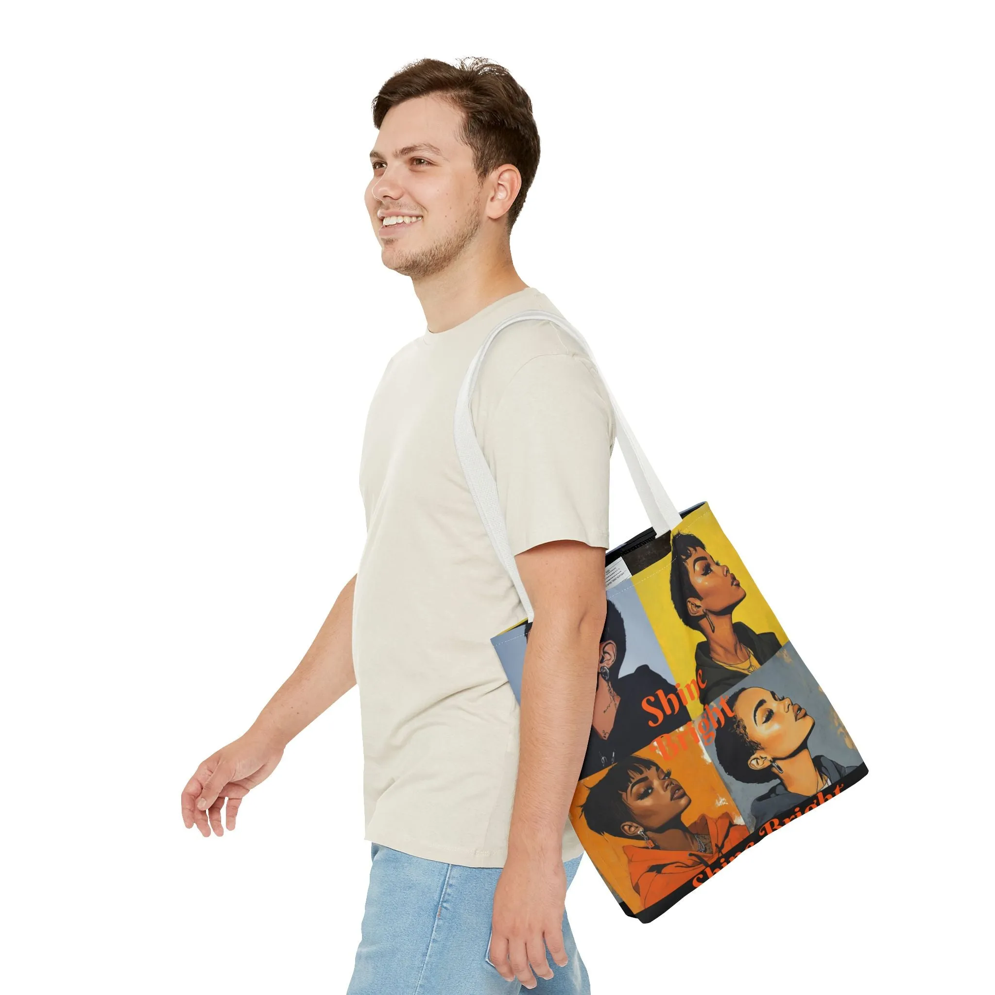 Shine Bright Tote Bag (AOP) #T15