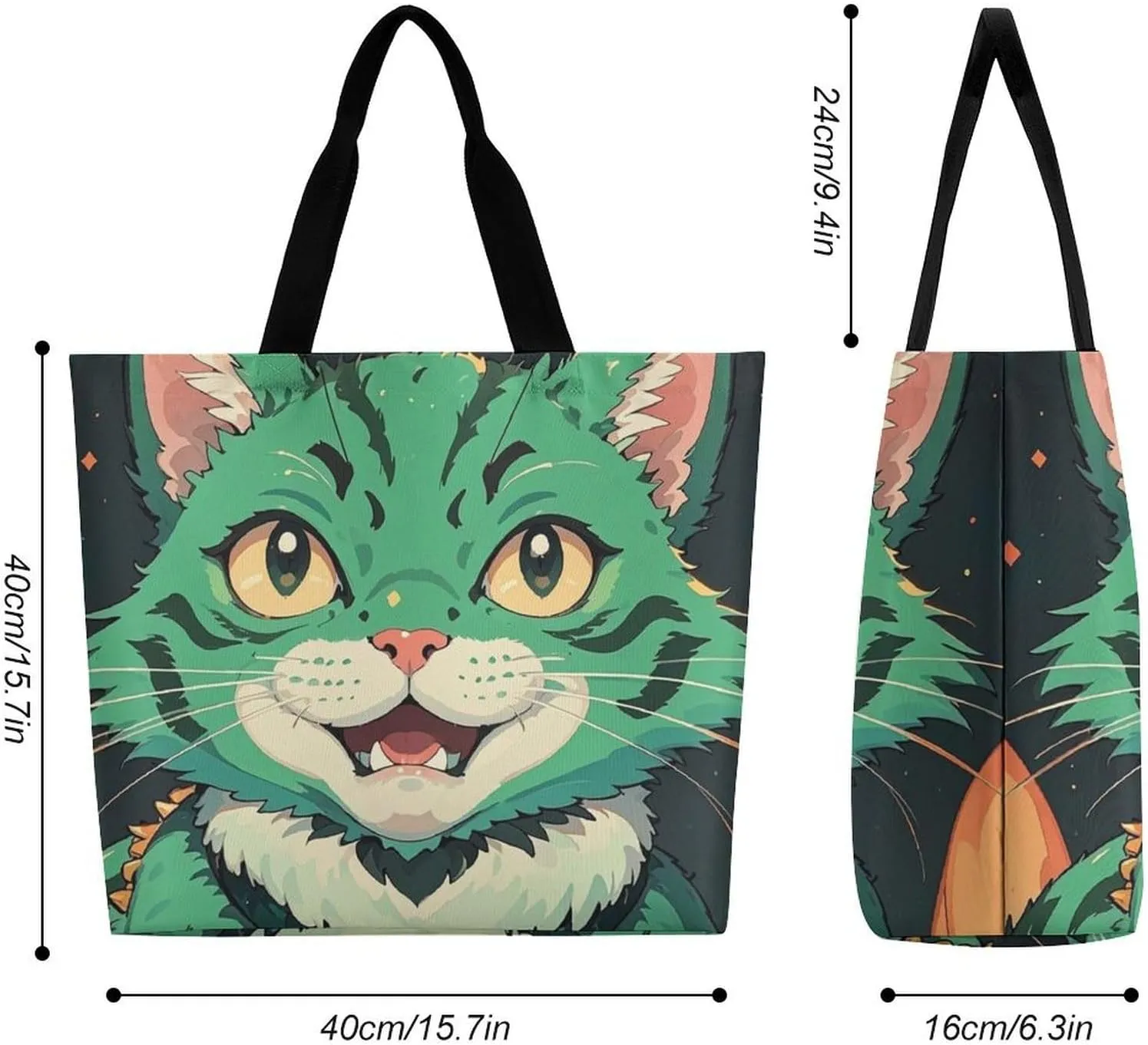 Shopping Bag for Women, Flag of Mexico Tote Bag, Large Capacity Shoulder Bags for Groceries Travel