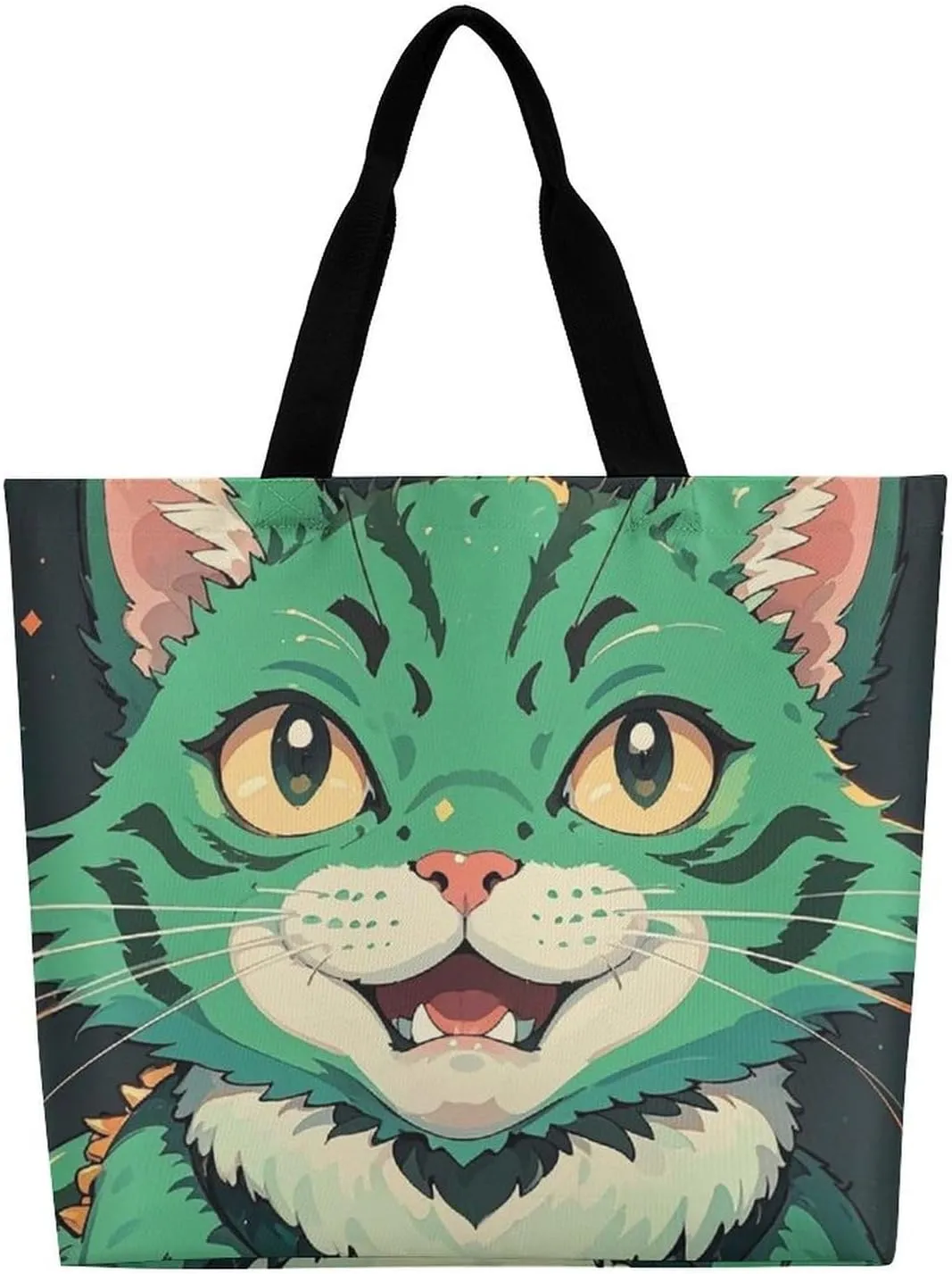 Shopping Bag for Women, Flag of Mexico Tote Bag, Large Capacity Shoulder Bags for Groceries Travel