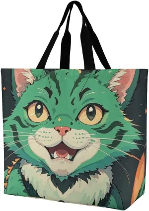 Shopping Bag for Women, Flag of Mexico Tote Bag, Large Capacity Shoulder Bags for Groceries Travel
