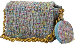 Shoulder Bag Chain Purse for Women - Trendy Crossbody Bags Vintage Underarm Bag Small Purses and Top Handle Handbags