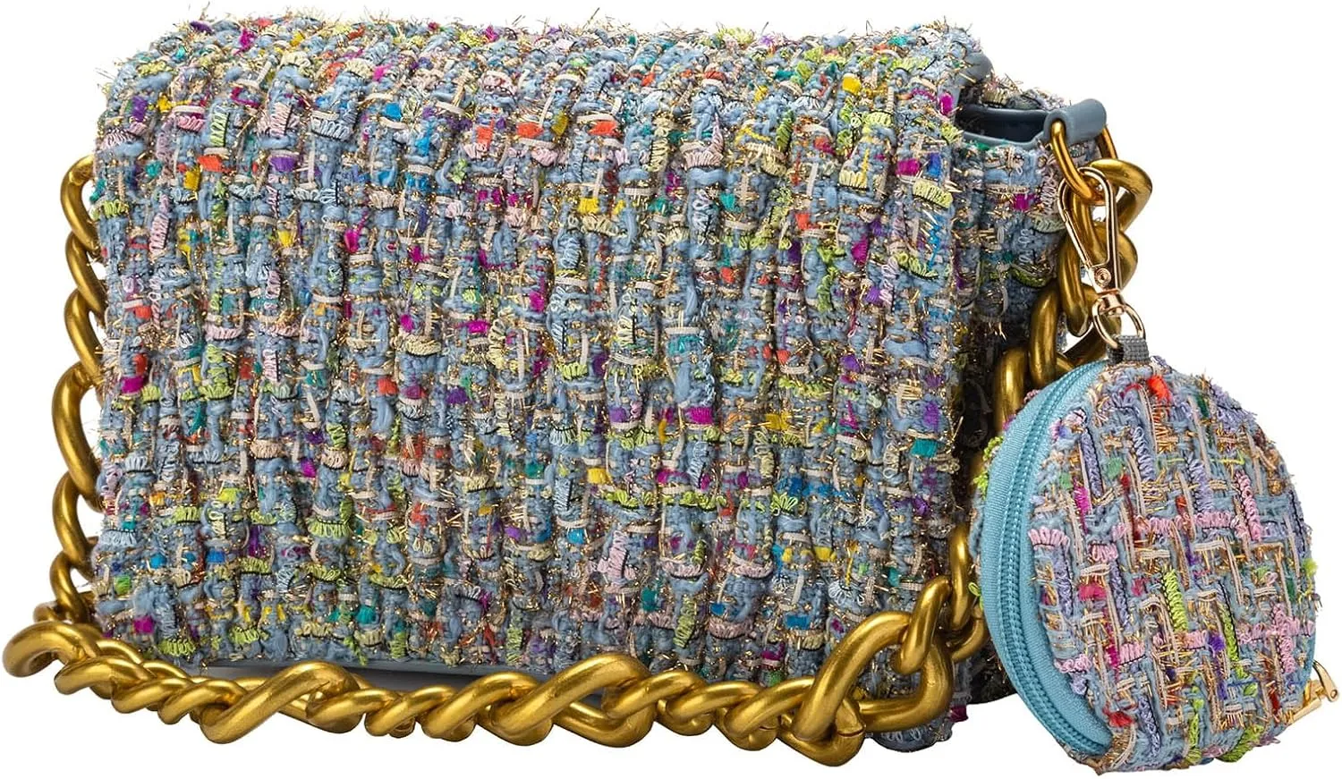 Shoulder Bag Chain Purse for Women - Trendy Crossbody Bags Vintage Underarm Bag Small Purses and Top Handle Handbags