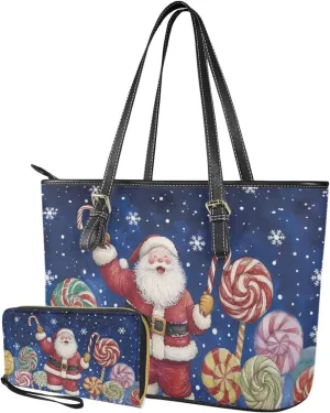 Shoulder Bag Set of 2 Christmas Purse for Women Small Wrist Strap Wallet