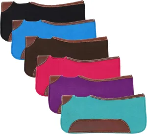 Showman Pony 24" x 24" Contoured Felt Saddle Pad