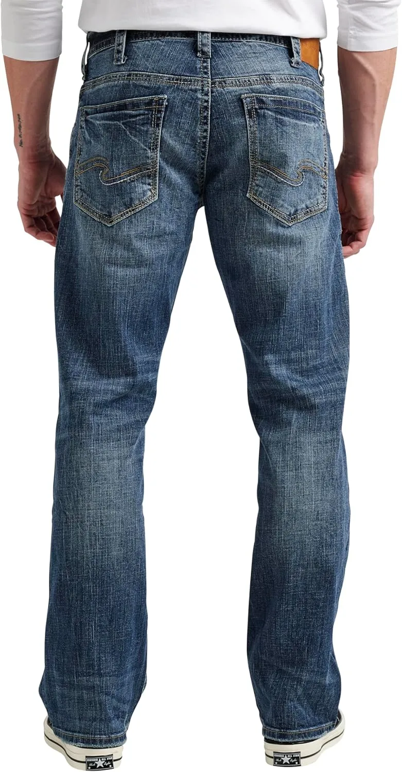 Silver Jeans Co. Men's Gordie Relaxed Fit Straight Leg Jeans