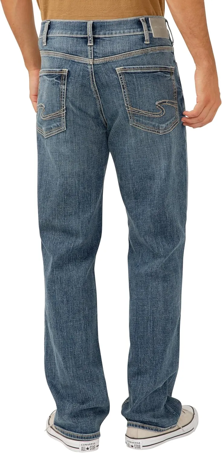 Silver Jeans Co. Men's Gordie Relaxed Fit Straight Leg Jeans