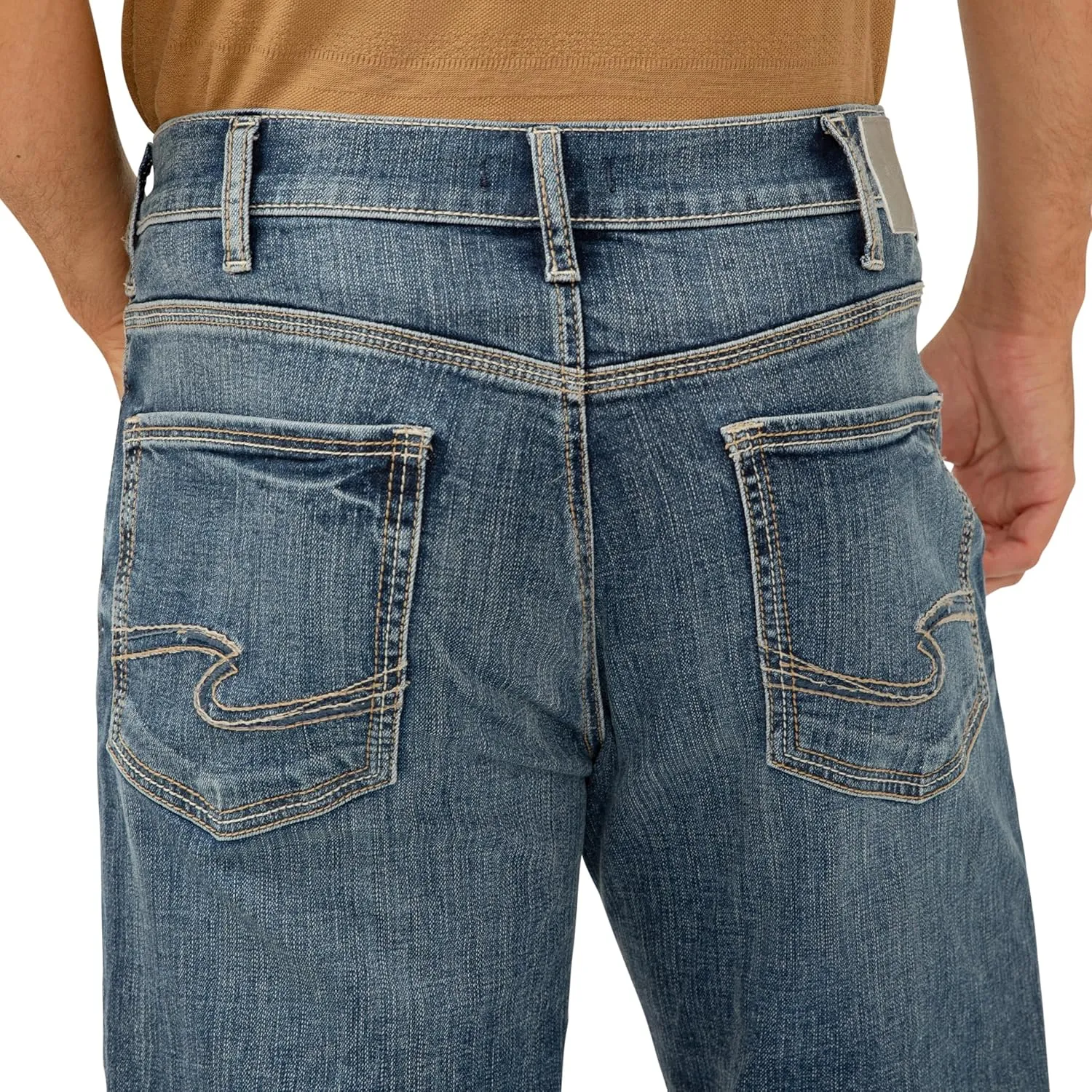 Silver Jeans Co. Men's Gordie Relaxed Fit Straight Leg Jeans