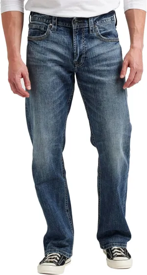 Silver Jeans Co. Men's Gordie Relaxed Fit Straight Leg Jeans