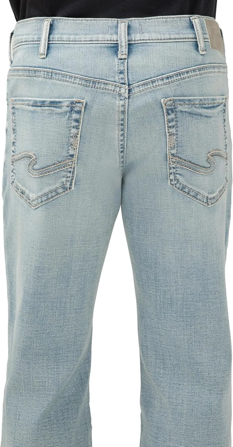 Silver Jeans Co. Men's Gordie Relaxed Fit Straight Leg Jeans