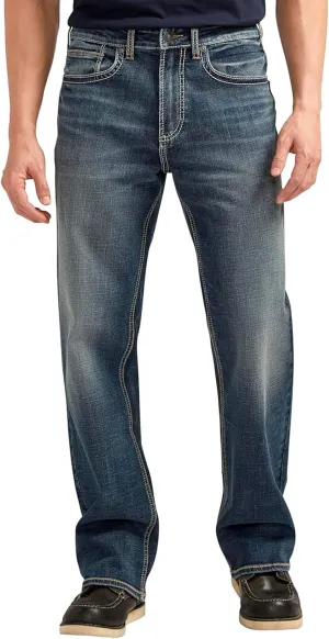 Silver Jeans Co. Men's Gordie Relaxed Fit Straight Leg Jeans
