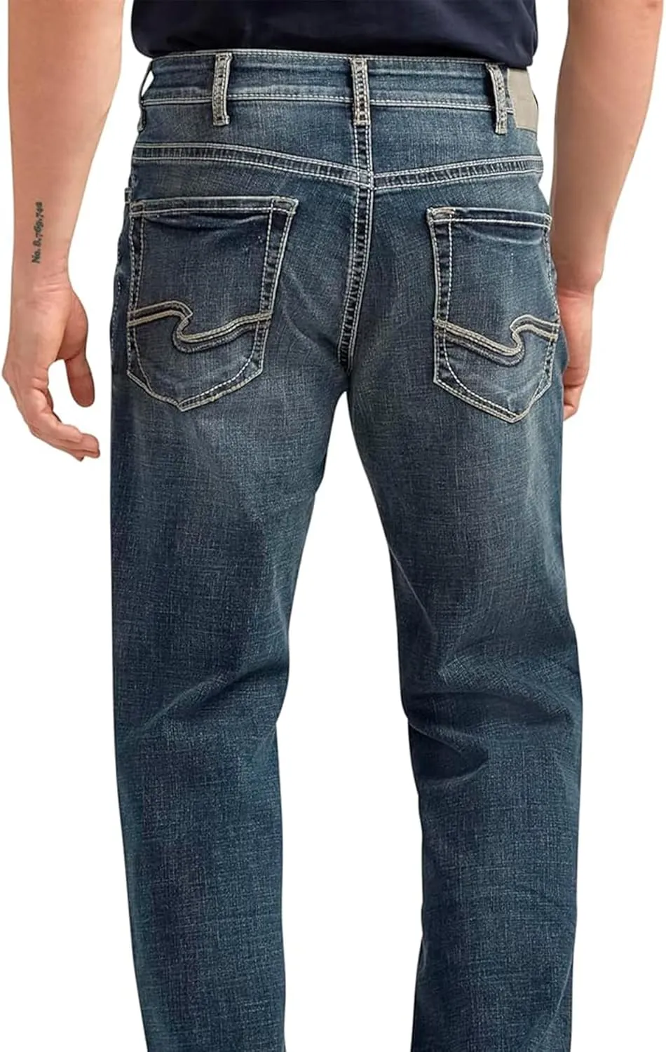 Silver Jeans Co. Men's Gordie Relaxed Fit Straight Leg Jeans