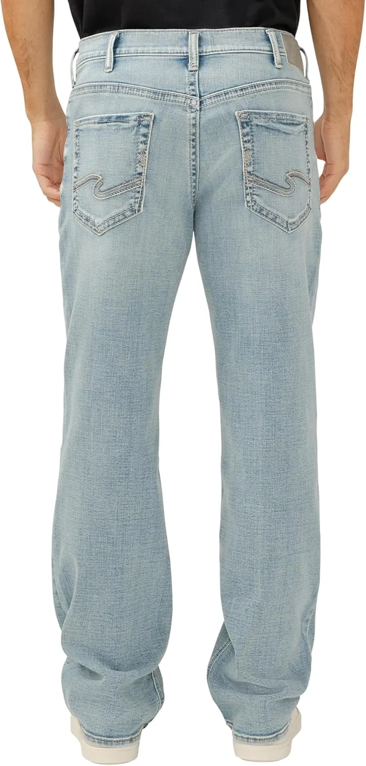 Silver Jeans Co. Men's Gordie Relaxed Fit Straight Leg Jeans