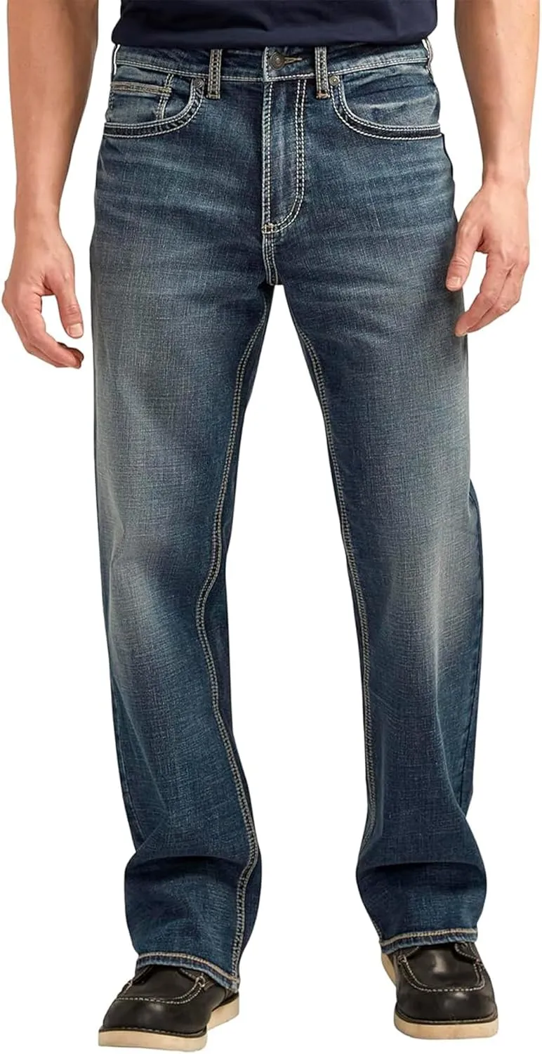 Silver Jeans Co. Men's Gordie Relaxed Fit Straight Leg Jeans