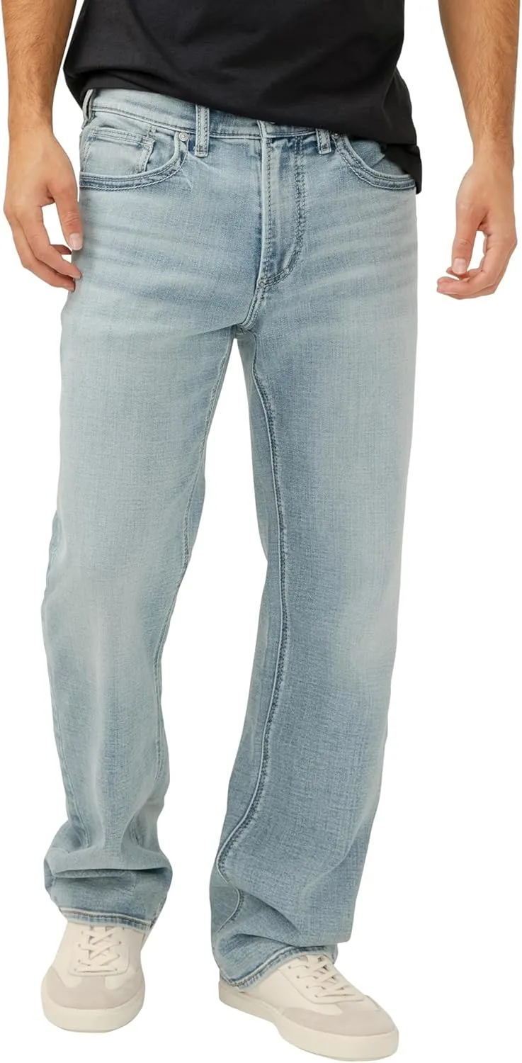 Silver Jeans Co. Men's Gordie Relaxed Fit Straight Leg Jeans
