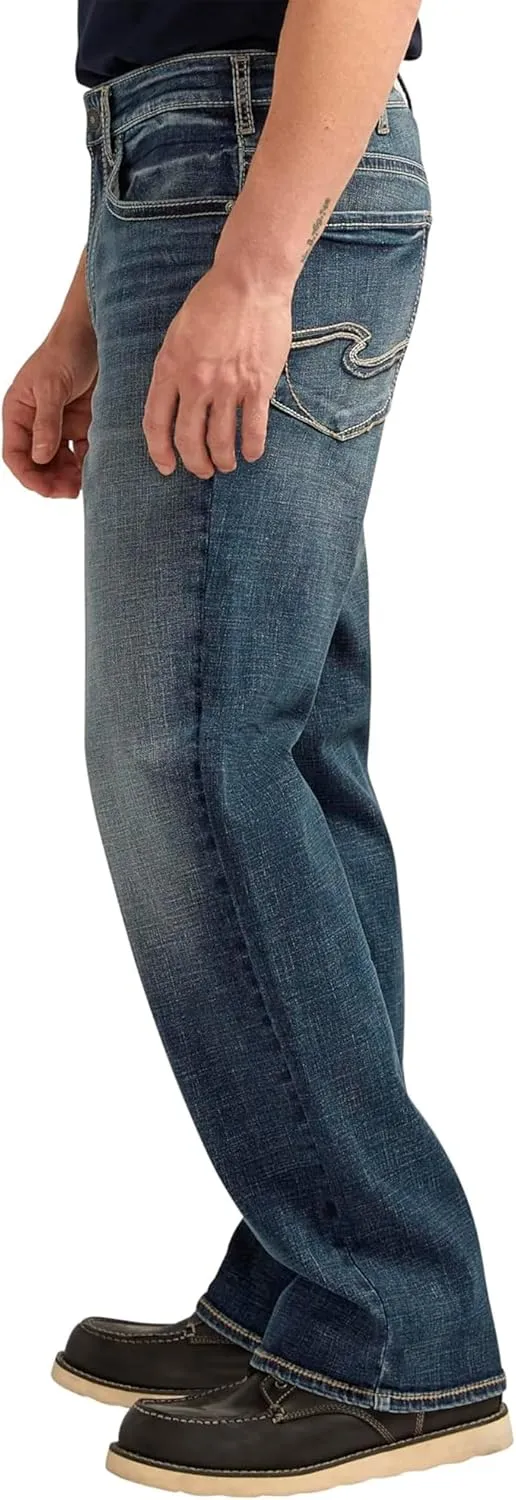 Silver Jeans Co. Men's Gordie Relaxed Fit Straight Leg Jeans