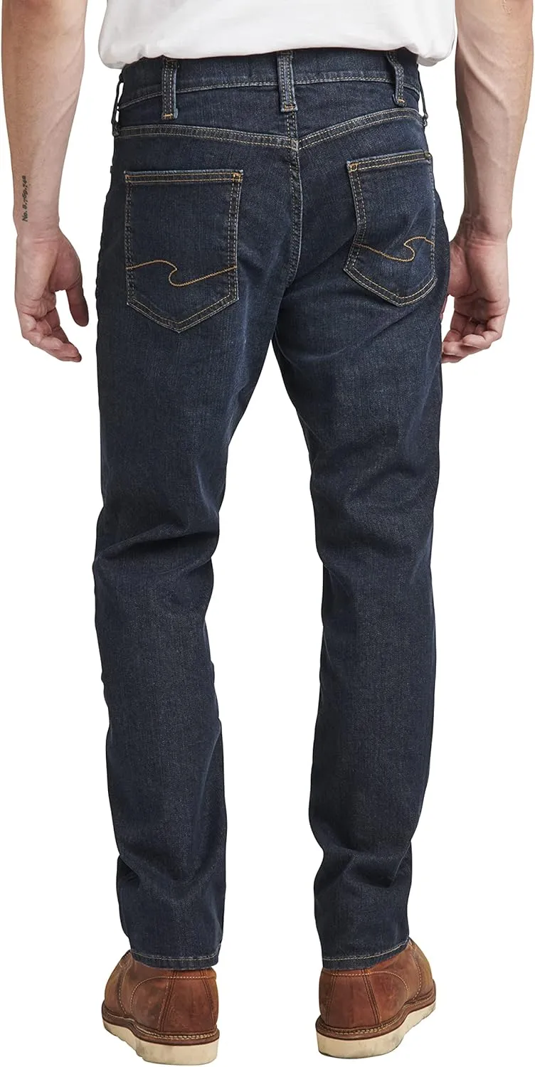 Silver Jeans Co. Men's The Athletic Fit Tapered Leg Jeans-Legacy