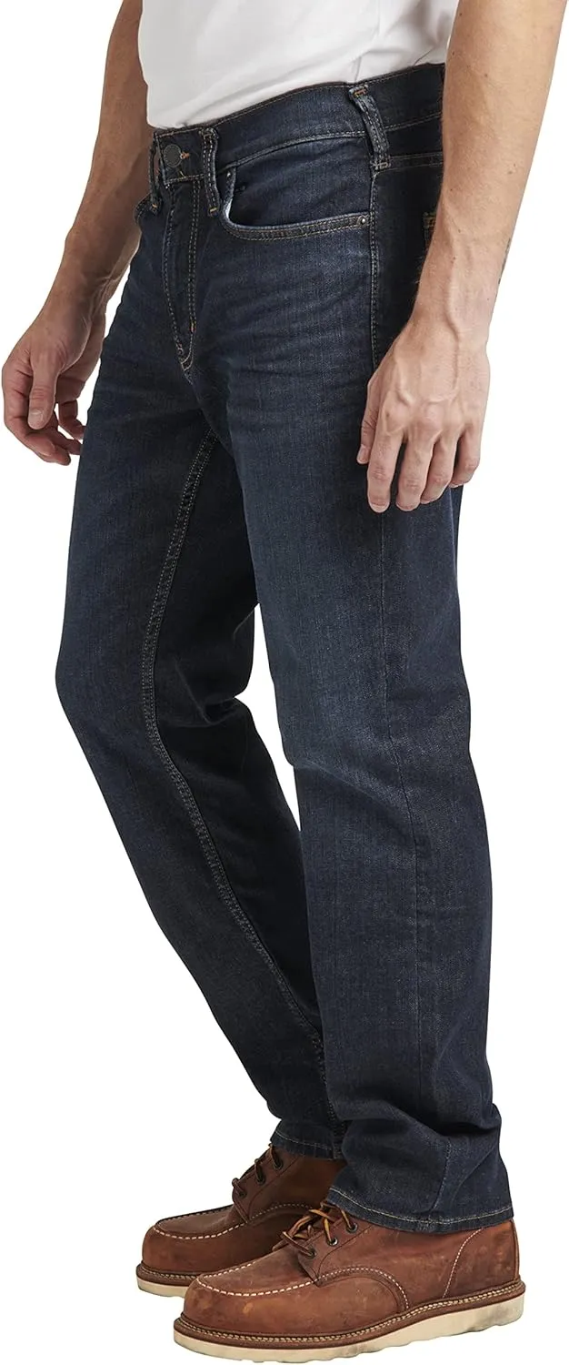 Silver Jeans Co. Men's The Athletic Fit Tapered Leg Jeans-Legacy