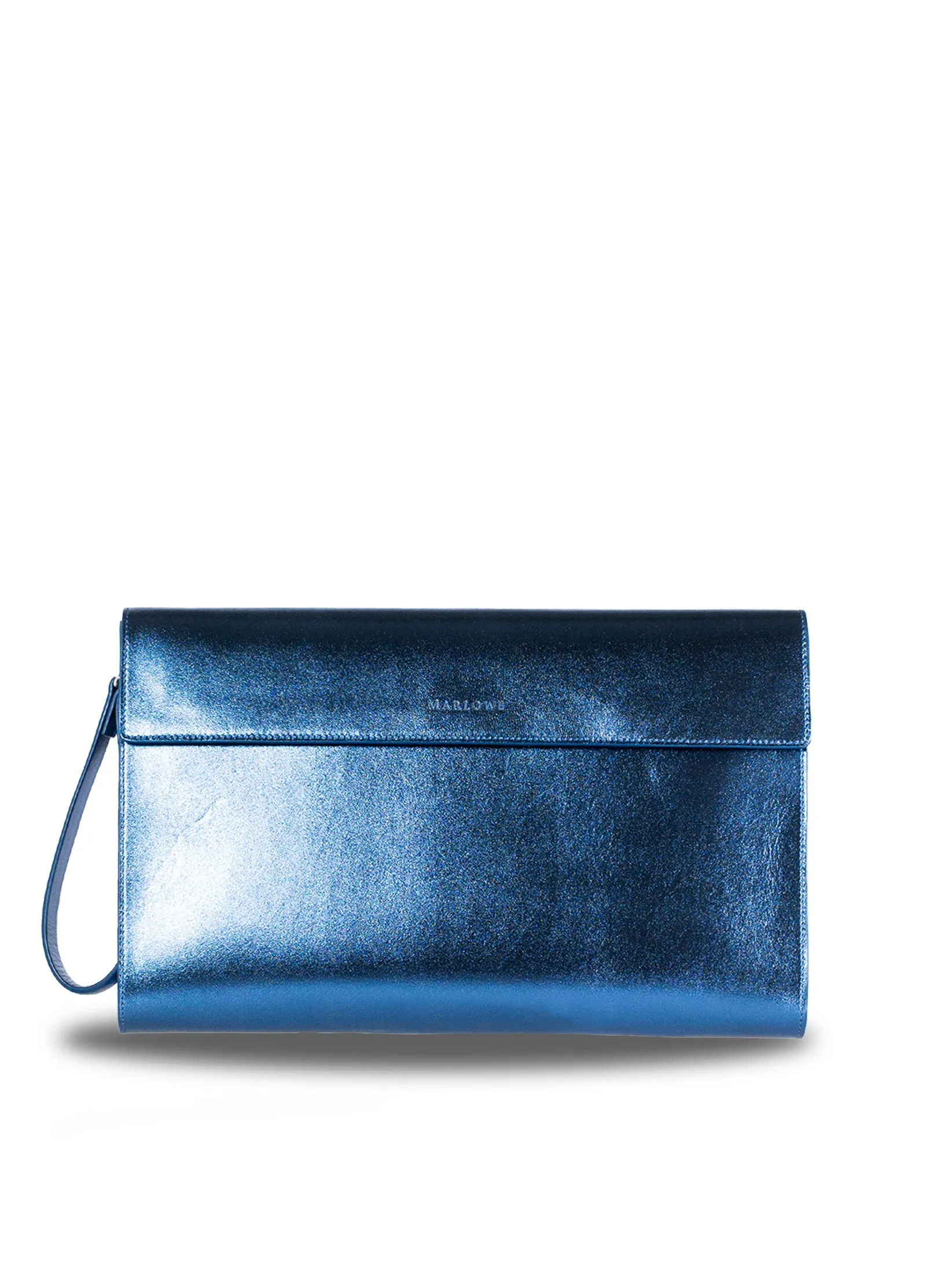 Single Handle Leather Clutch Bag
