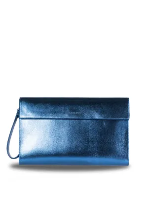 Single Handle Leather Clutch Bag