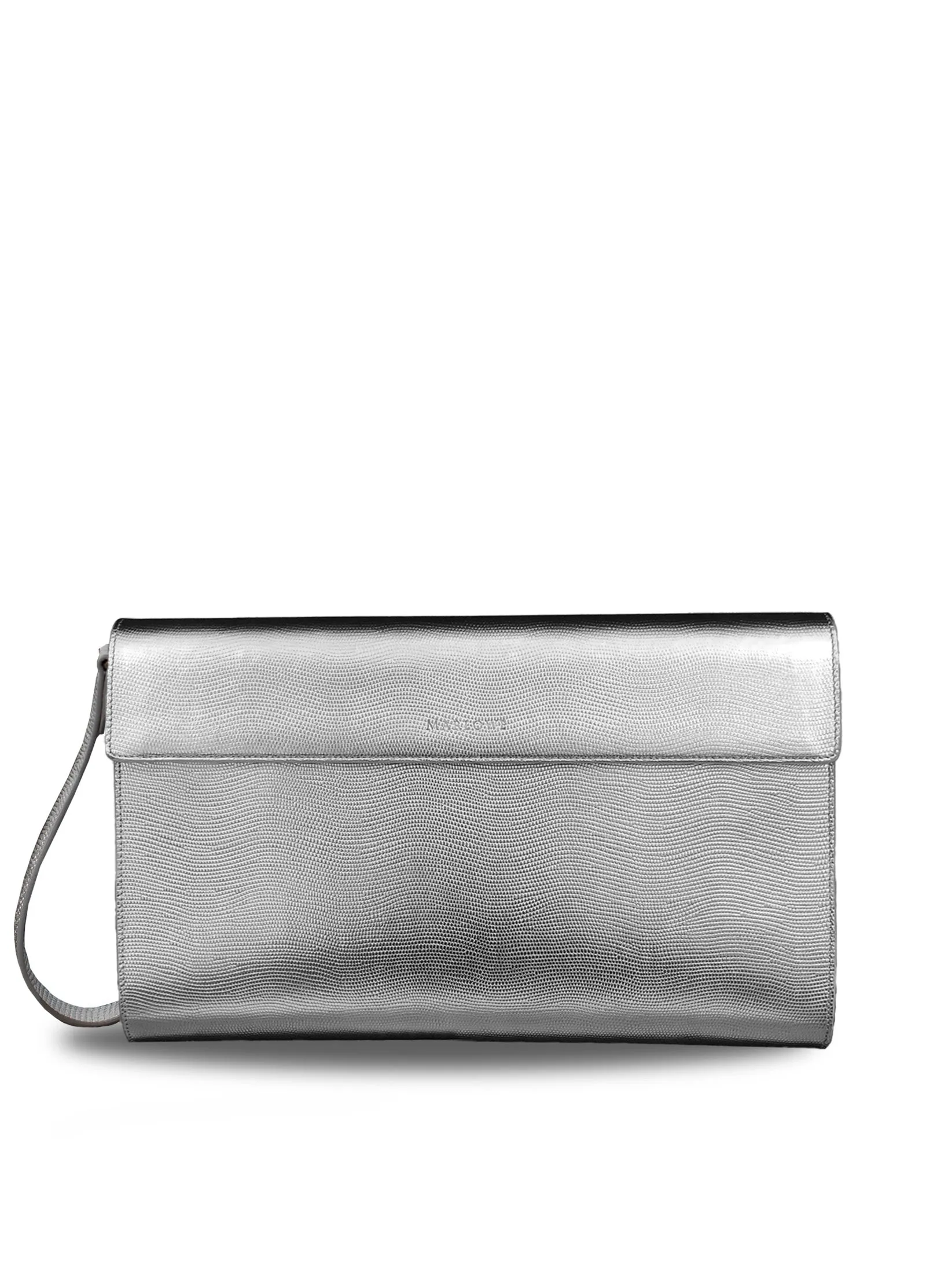 Single Handle Leather Clutch Bag