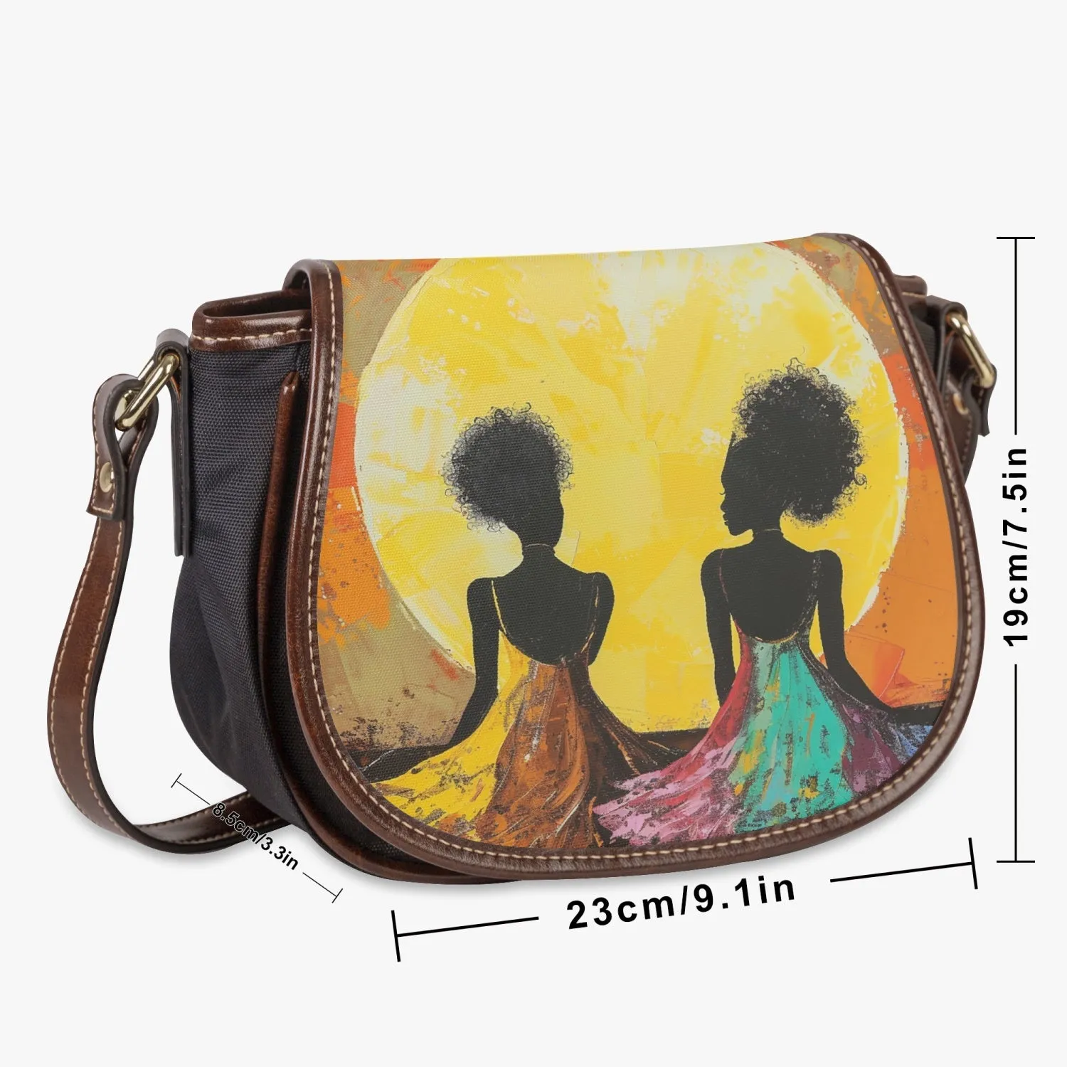 Sisterhood 2 Flap Saddle Bag