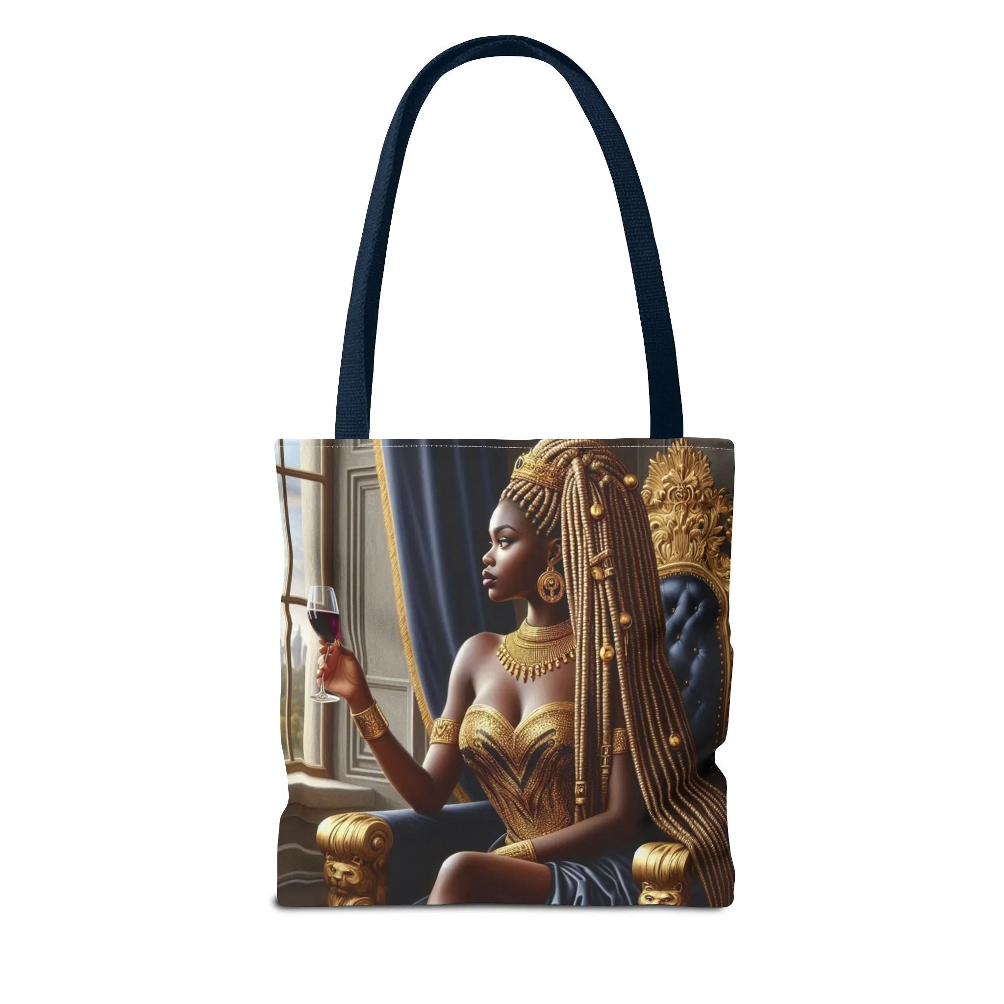 Sitting Queen Tote Bag (AOP) #T6