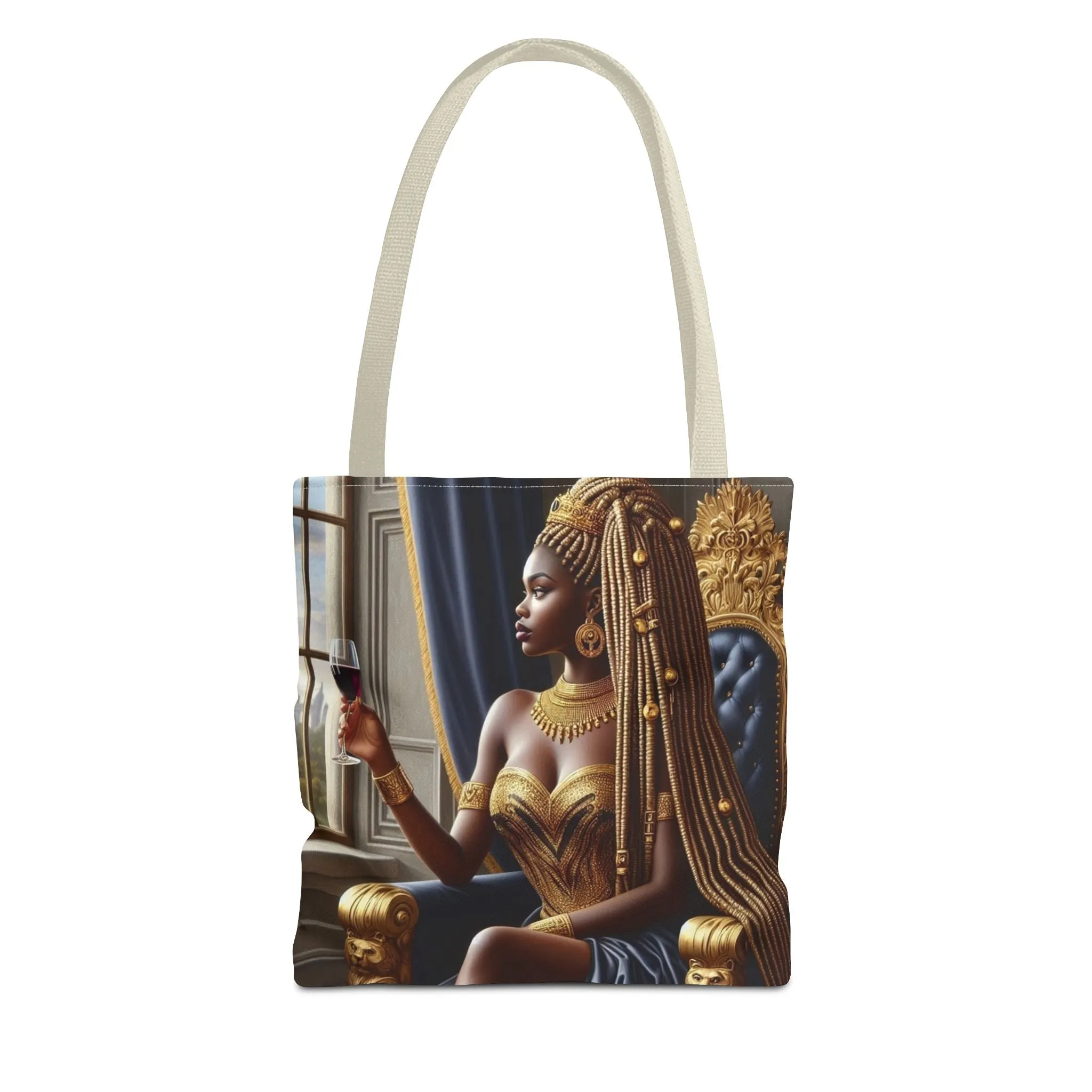 Sitting Queen Tote Bag (AOP) #T6