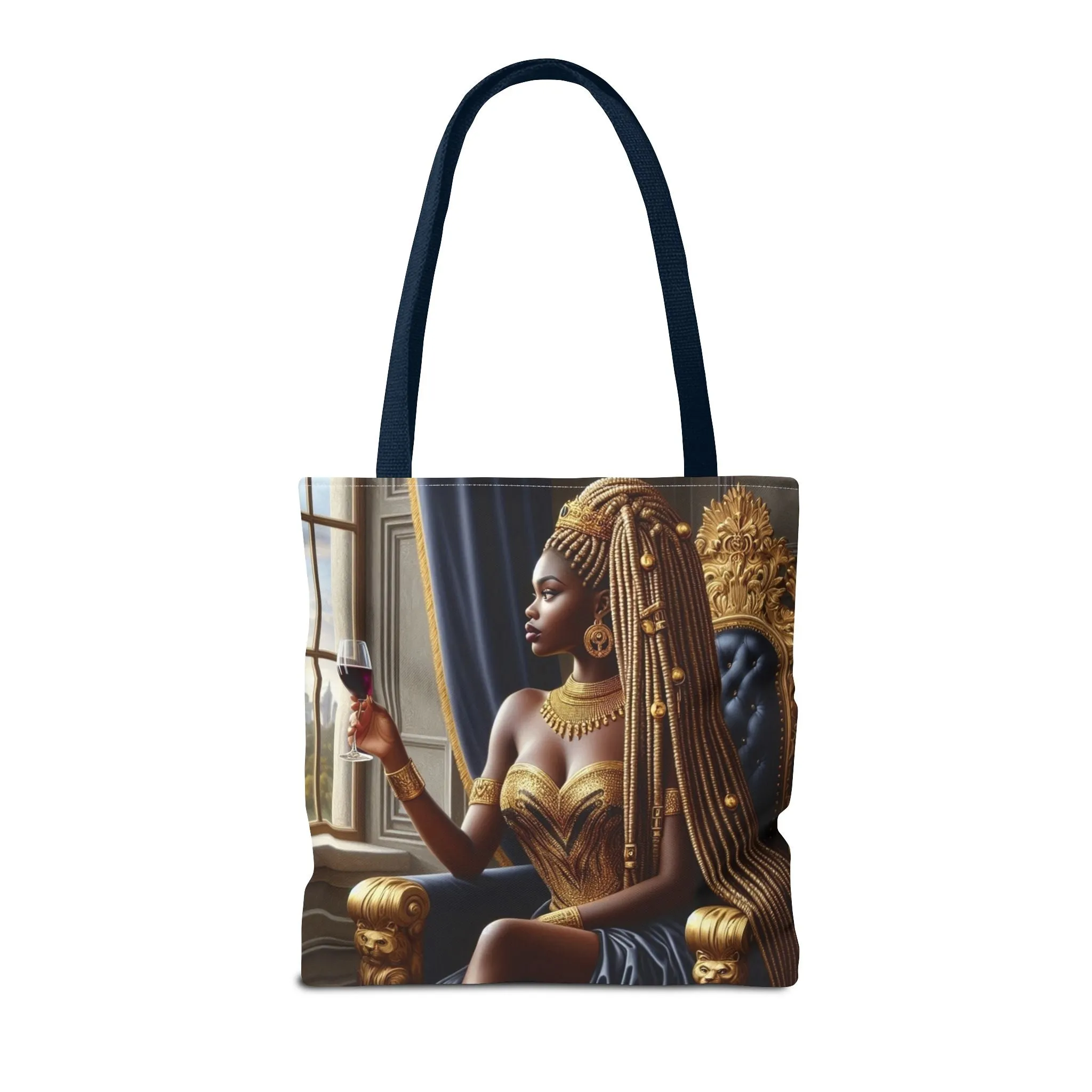 Sitting Queen Tote Bag (AOP) #T6