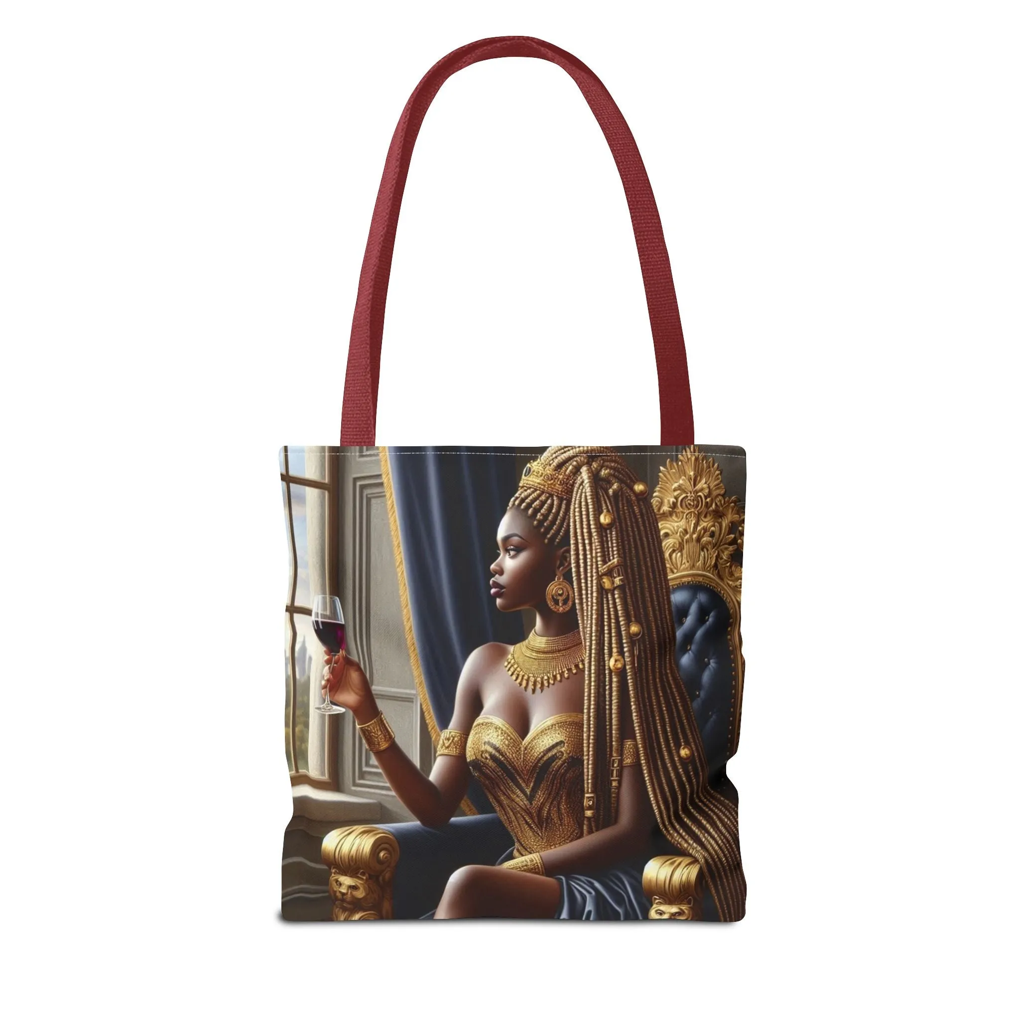 Sitting Queen Tote Bag (AOP) #T6