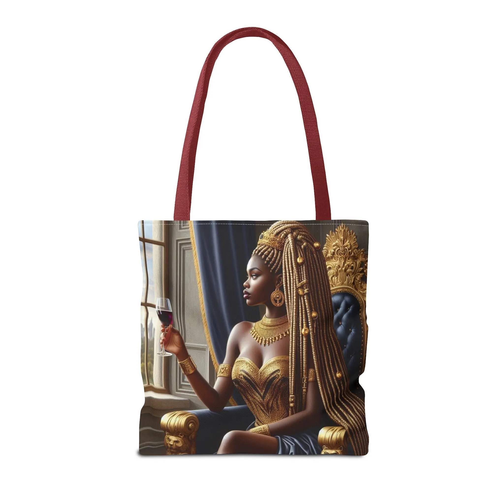 Sitting Queen Tote Bag (AOP) #T6