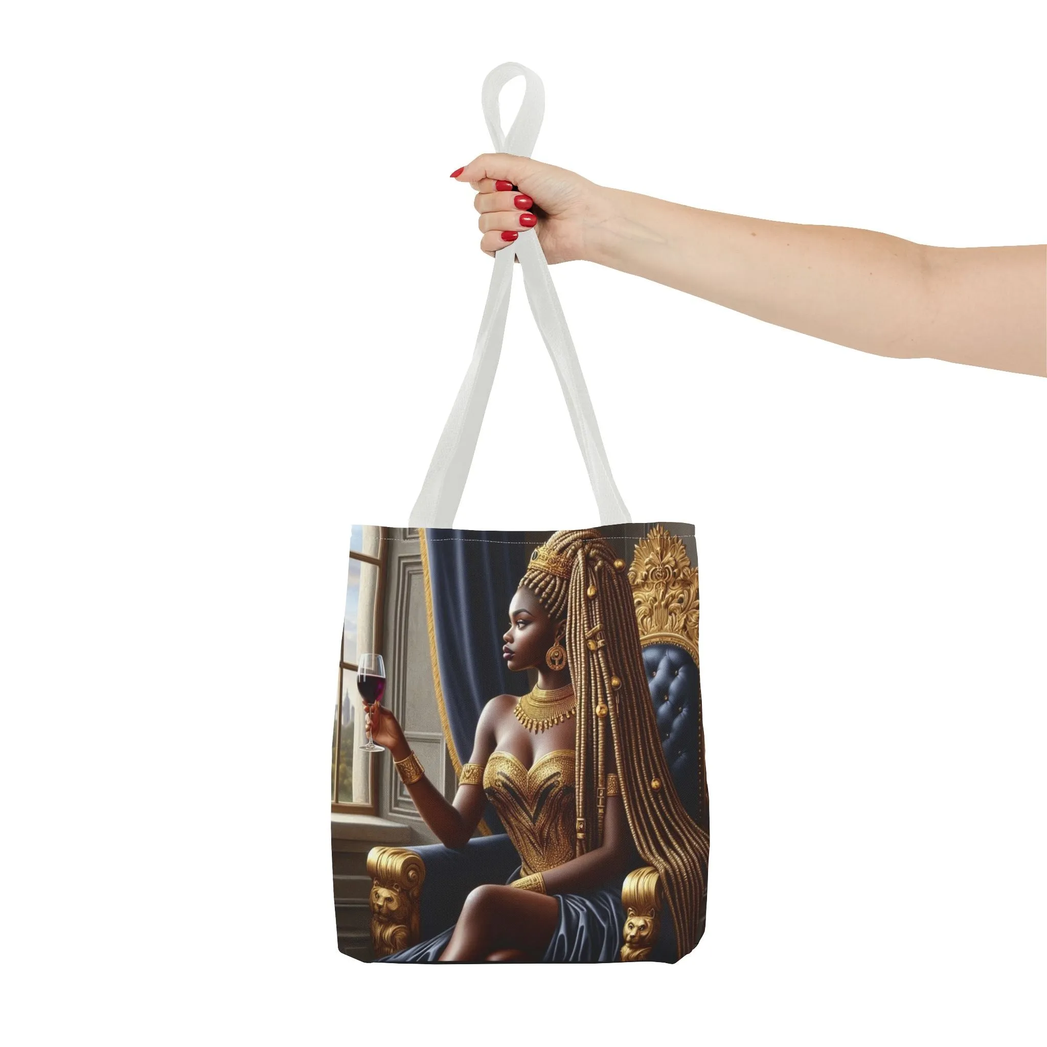 Sitting Queen Tote Bag (AOP) #T6