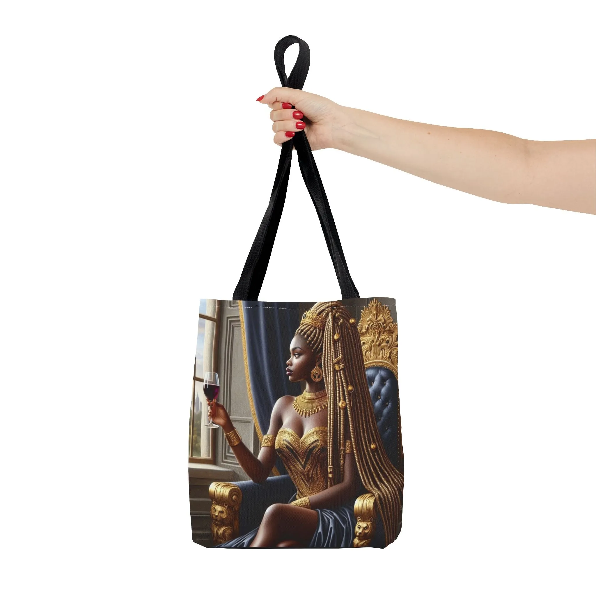 Sitting Queen Tote Bag (AOP) #T6