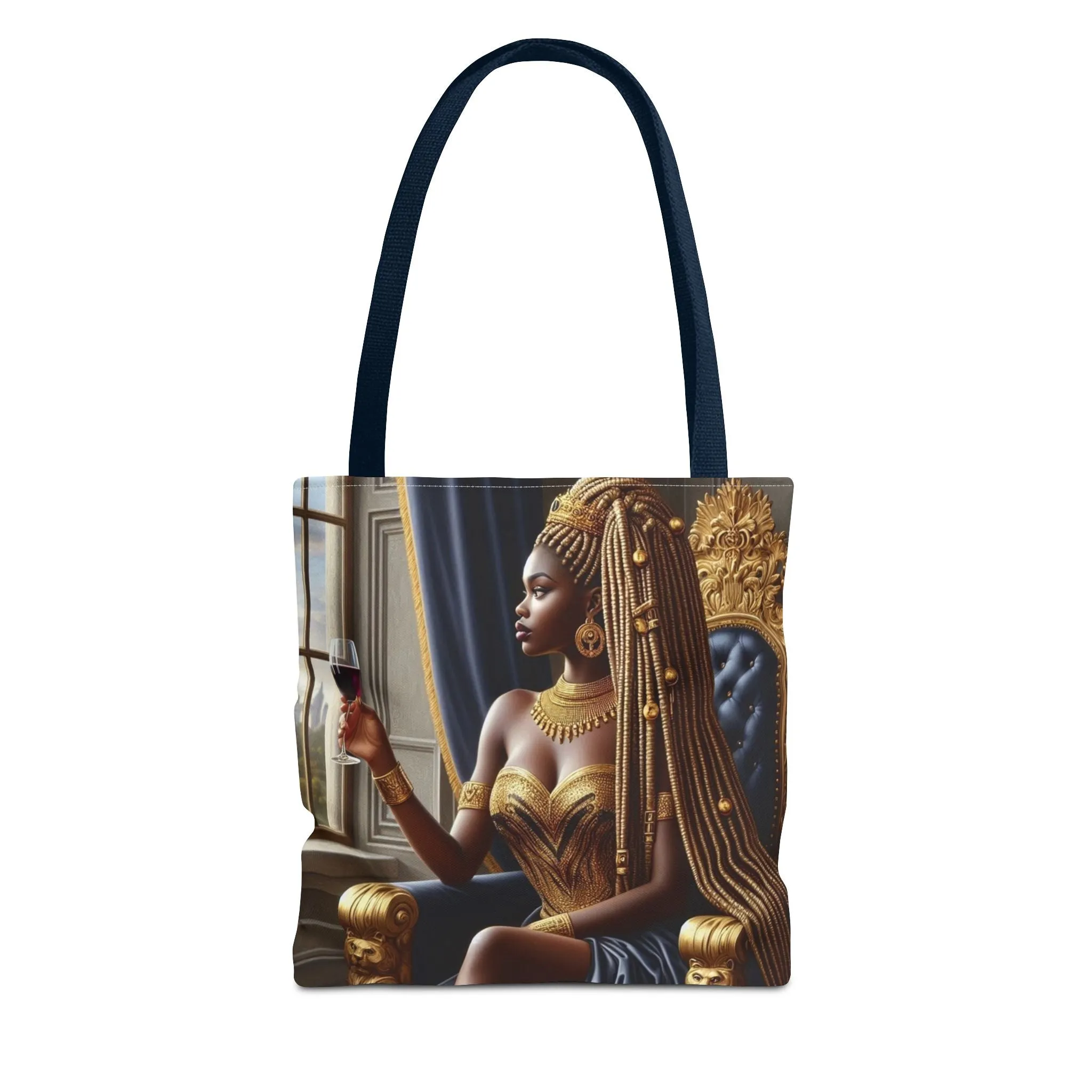 Sitting Queen Tote Bag (AOP) #T6
