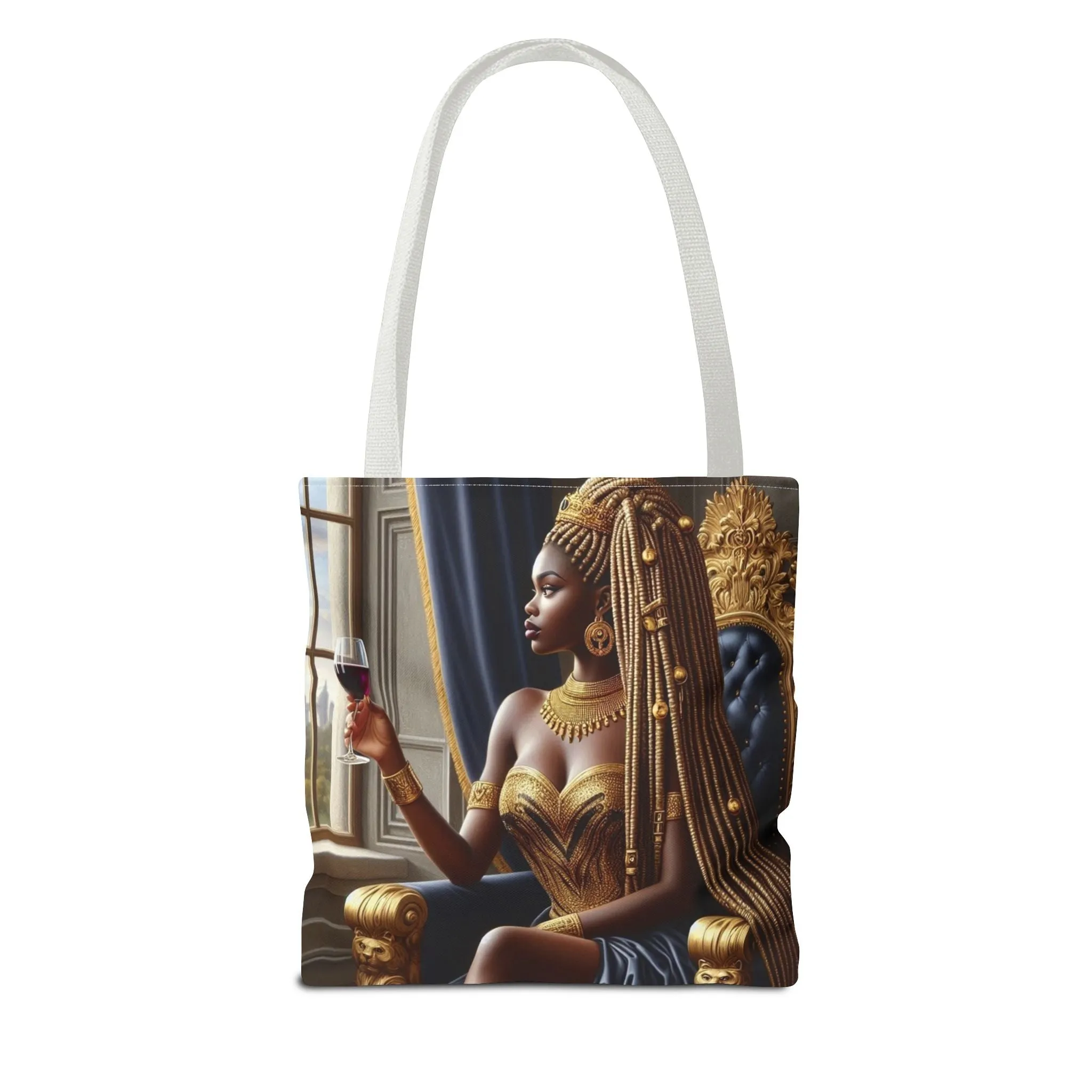 Sitting Queen Tote Bag (AOP) #T6