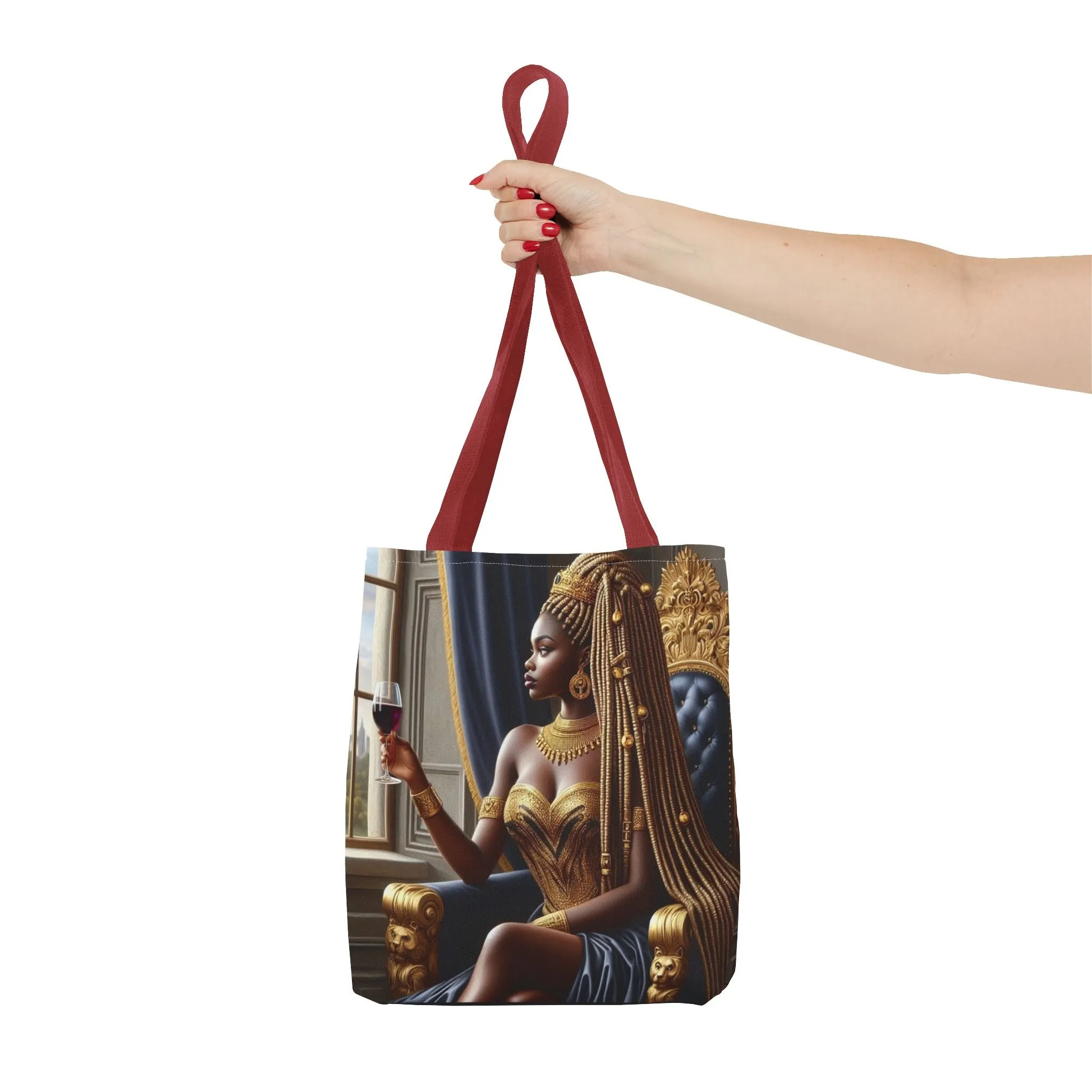 Sitting Queen Tote Bag (AOP) #T6