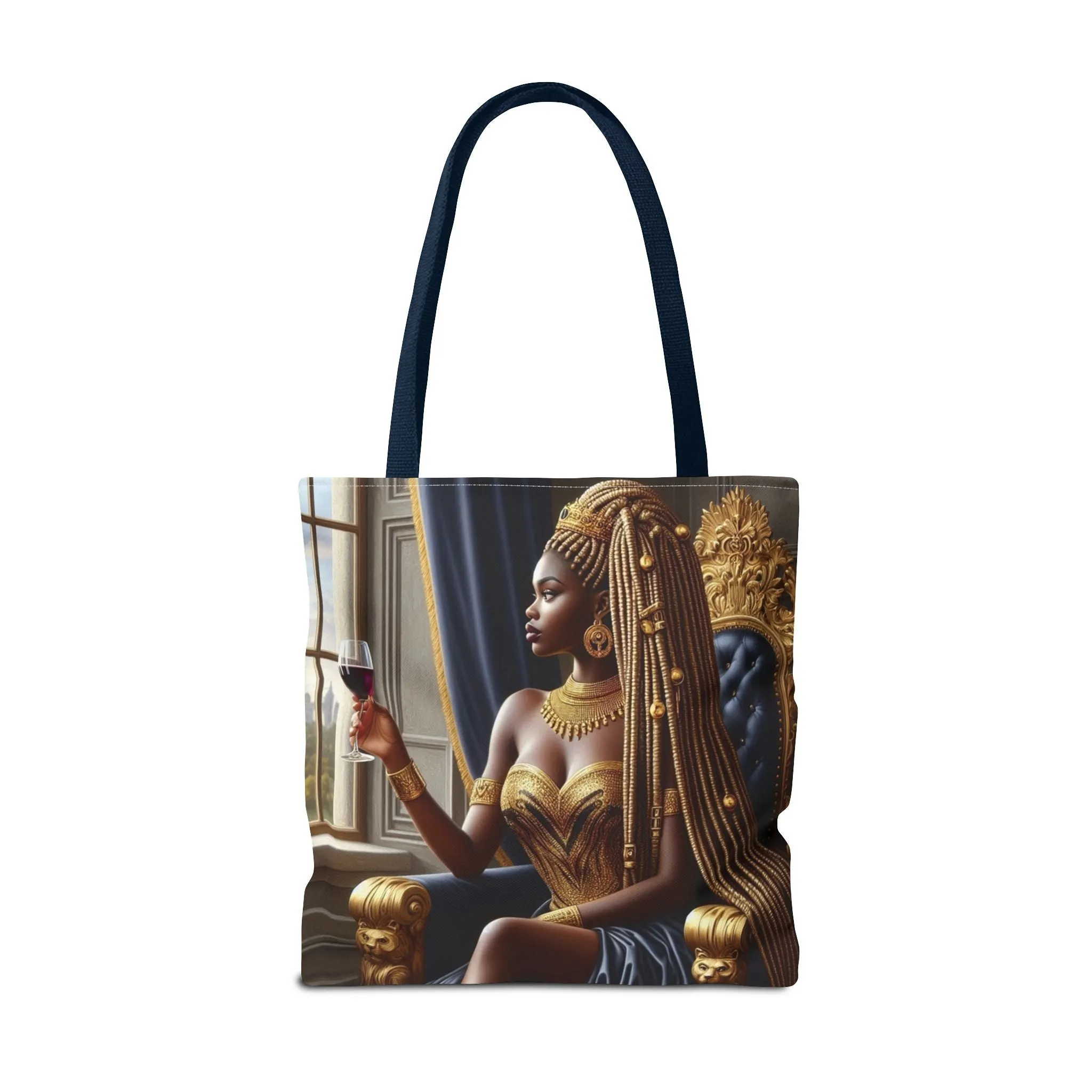 Sitting Queen Tote Bag (AOP) #T6