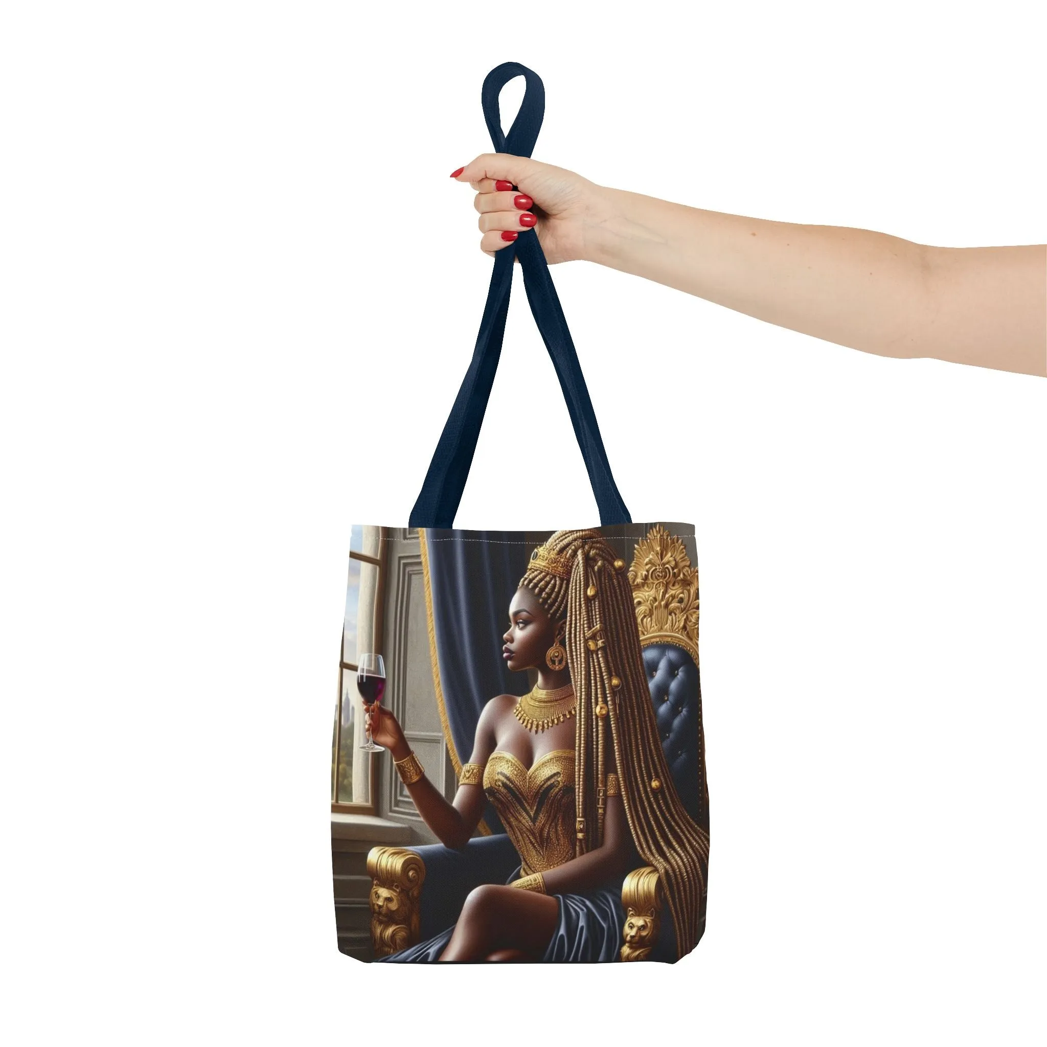 Sitting Queen Tote Bag (AOP) #T6