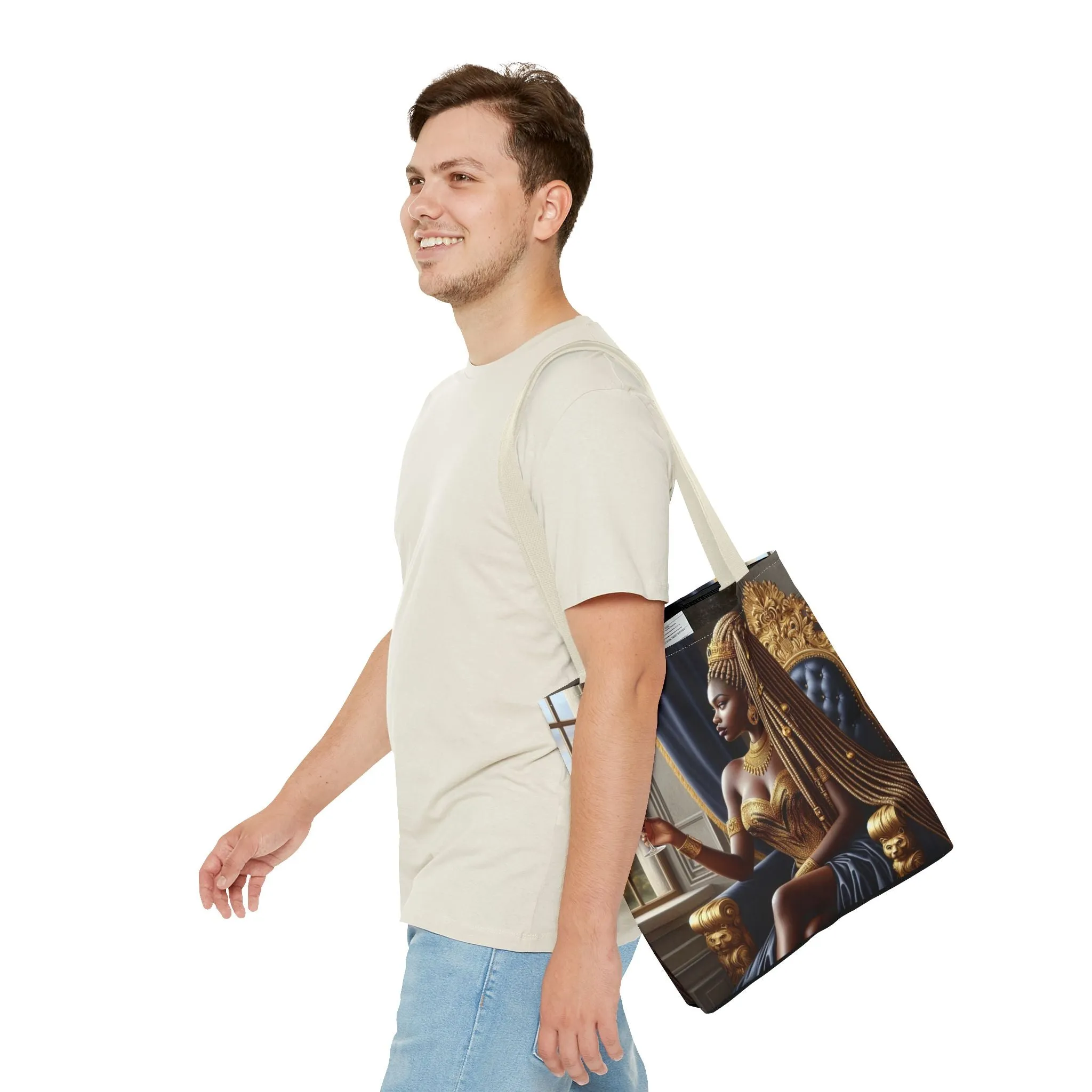Sitting Queen Tote Bag (AOP) #T6