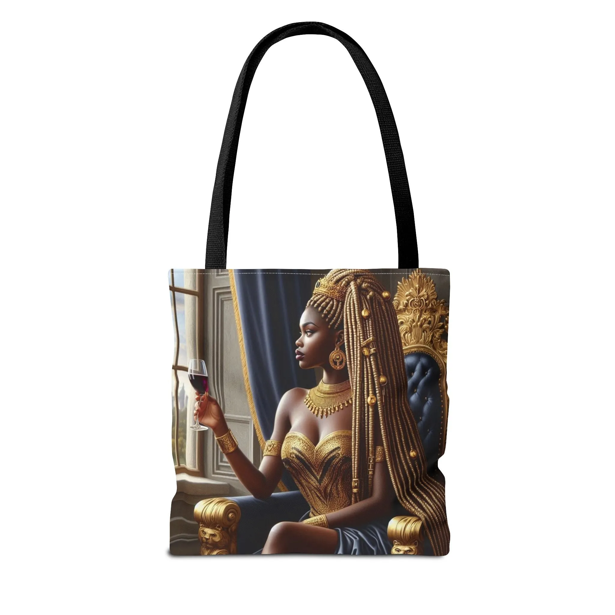 Sitting Queen Tote Bag (AOP) #T6
