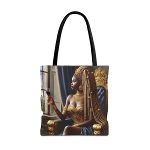 Sitting Queen Tote Bag (AOP) #T6