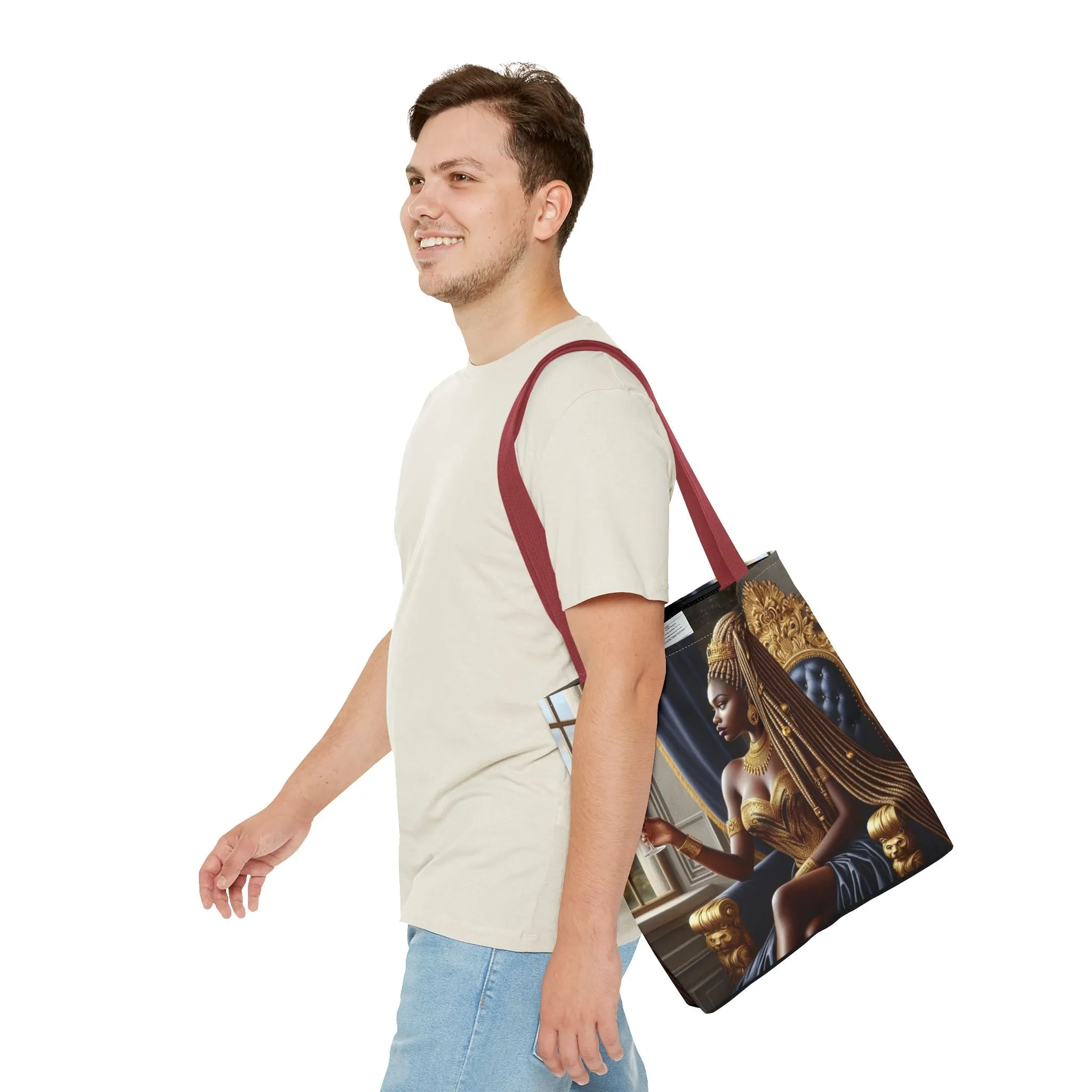 Sitting Queen Tote Bag (AOP) #T6
