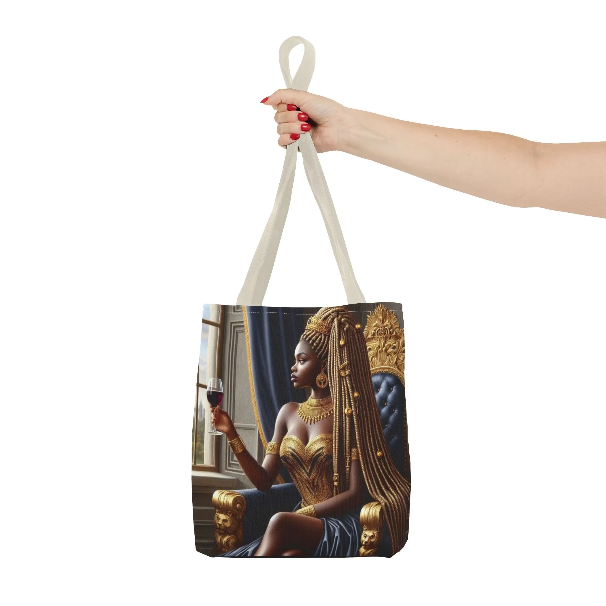 Sitting Queen Tote Bag (AOP) #T6